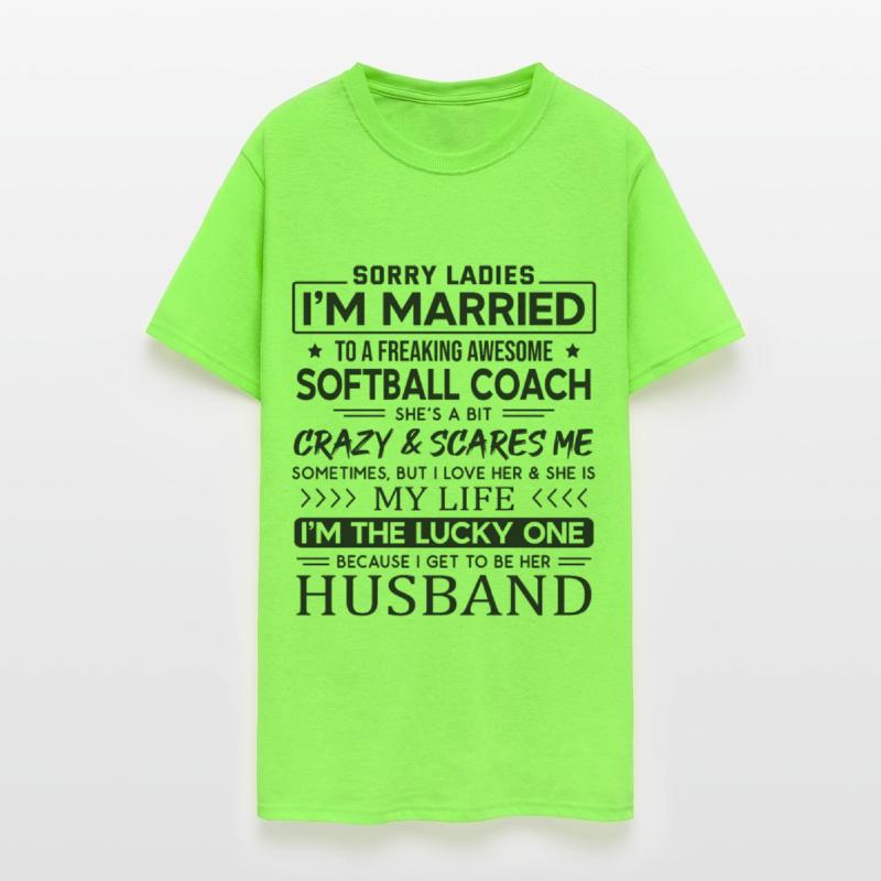 Softball Coach Funny Saying For Husband