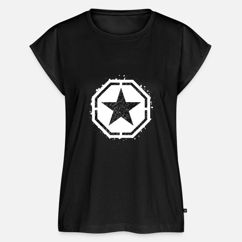 Sponge stencil Star inside octagon