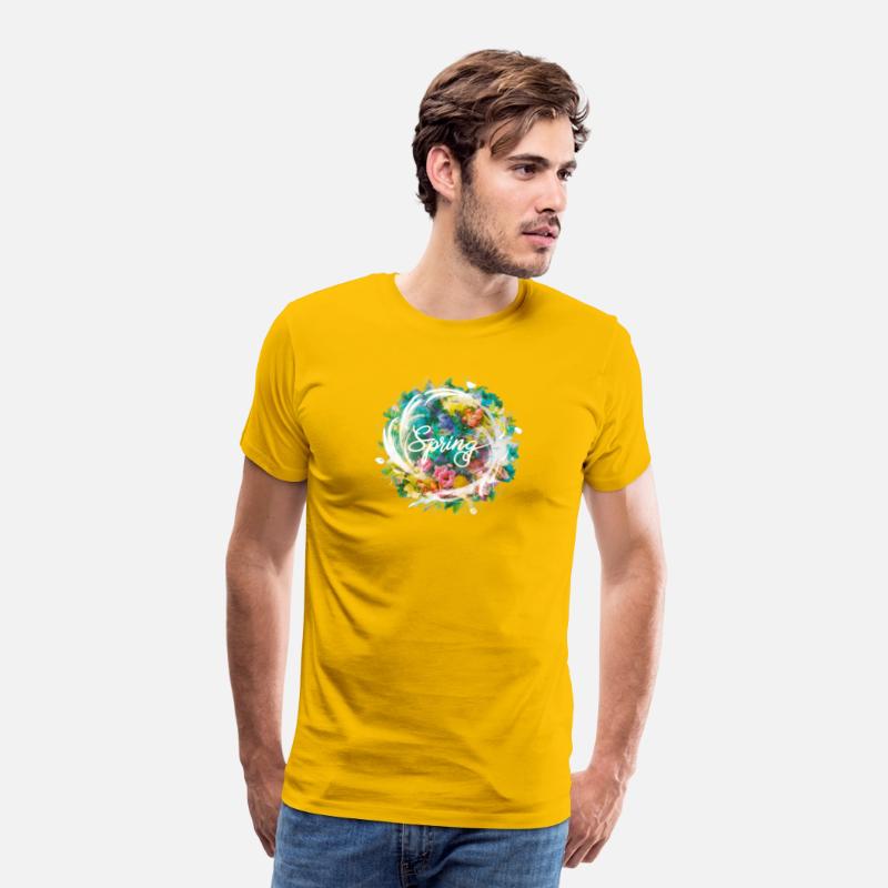 Spring Floral Explosion T-Shirt Design