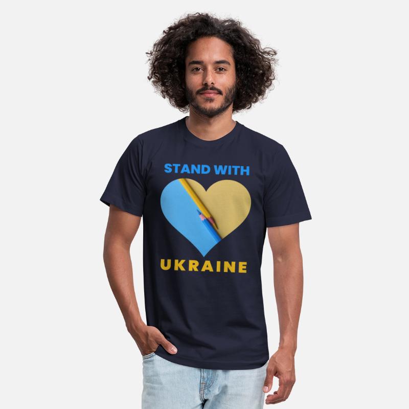 Stand With Ukraine, Ukraine Heart Flag, Ukraine
