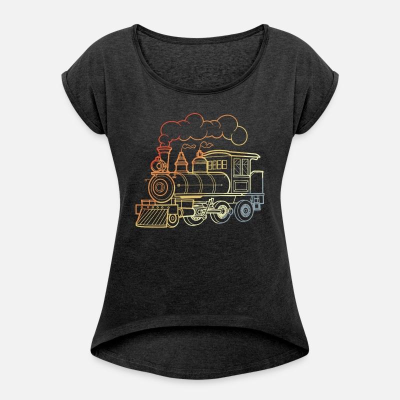 Steam Locomotive Vintage Look