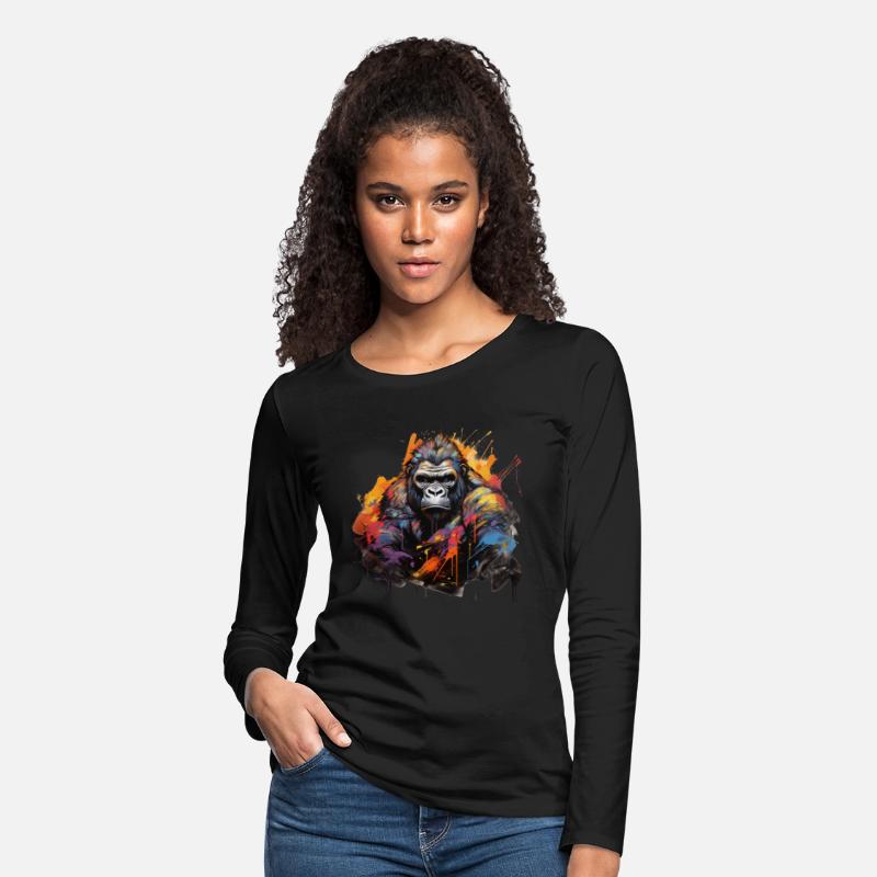 Stoic Gorilla. Quiet Power, Graffiti Style.