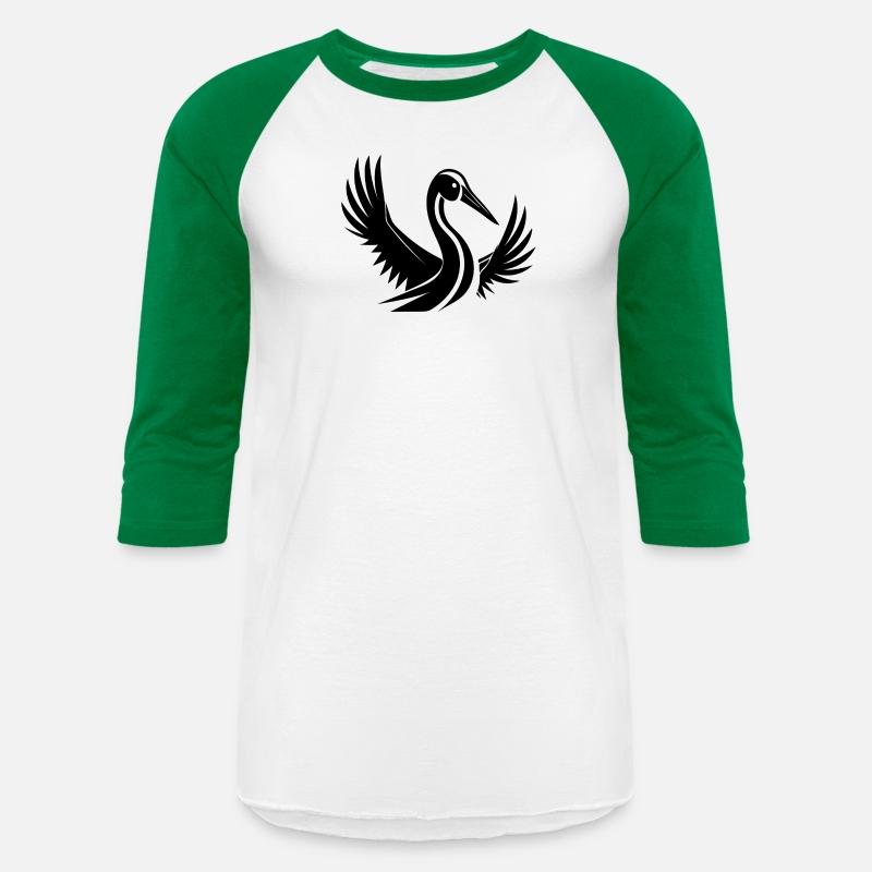 Stork Tattoo Portrait With Beautiful Wings