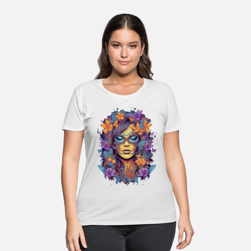 Street Art Art Beautiful Woman Butterfly