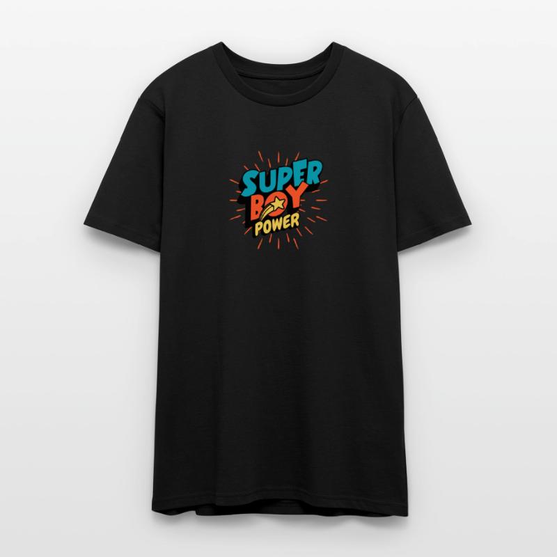 Super Boy Power Comic Style Design