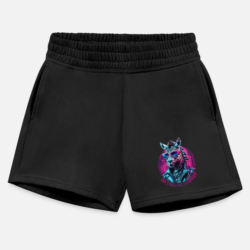 Synthwave zebra in sunglasses