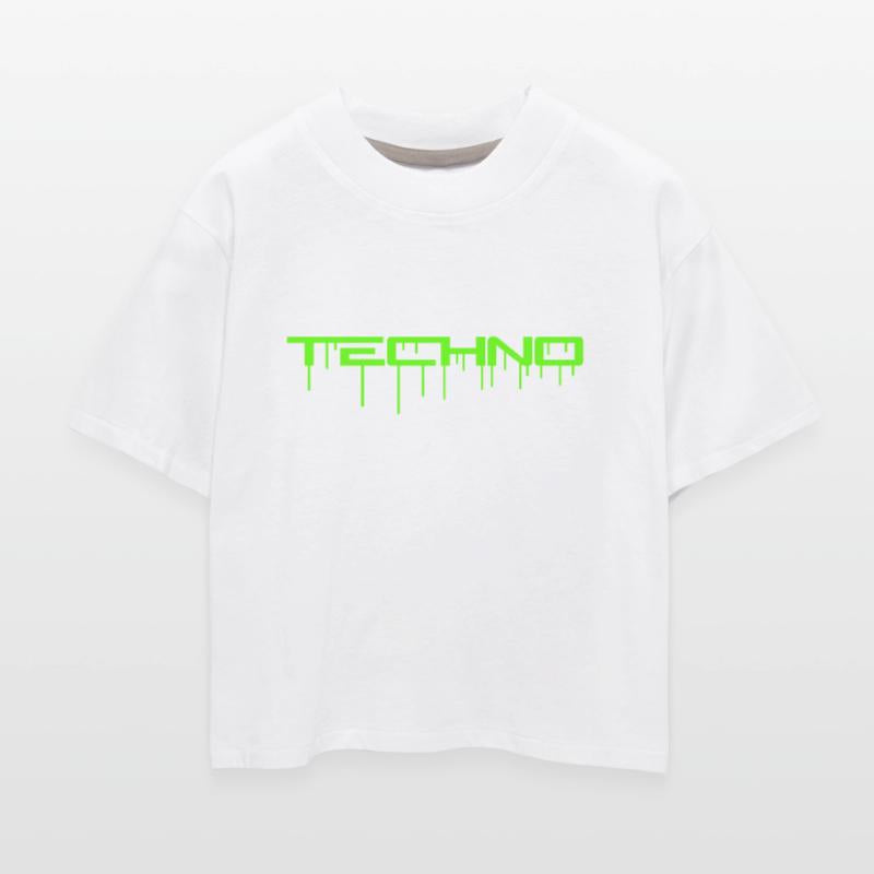 Techno Music Love Graffiti Quote Spray Party Drops