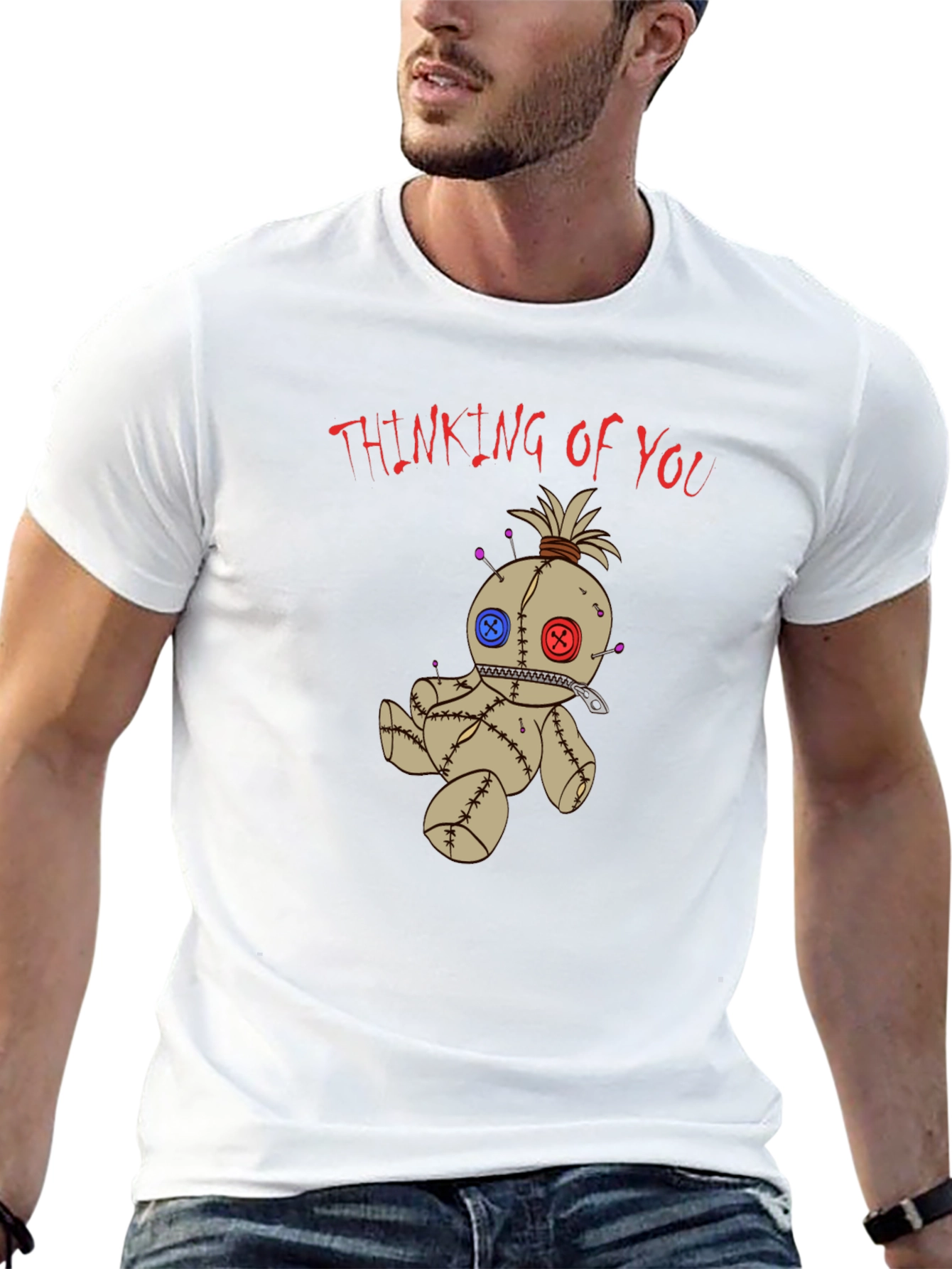 Voodoo Doll Graphic Tee - Thinking of You