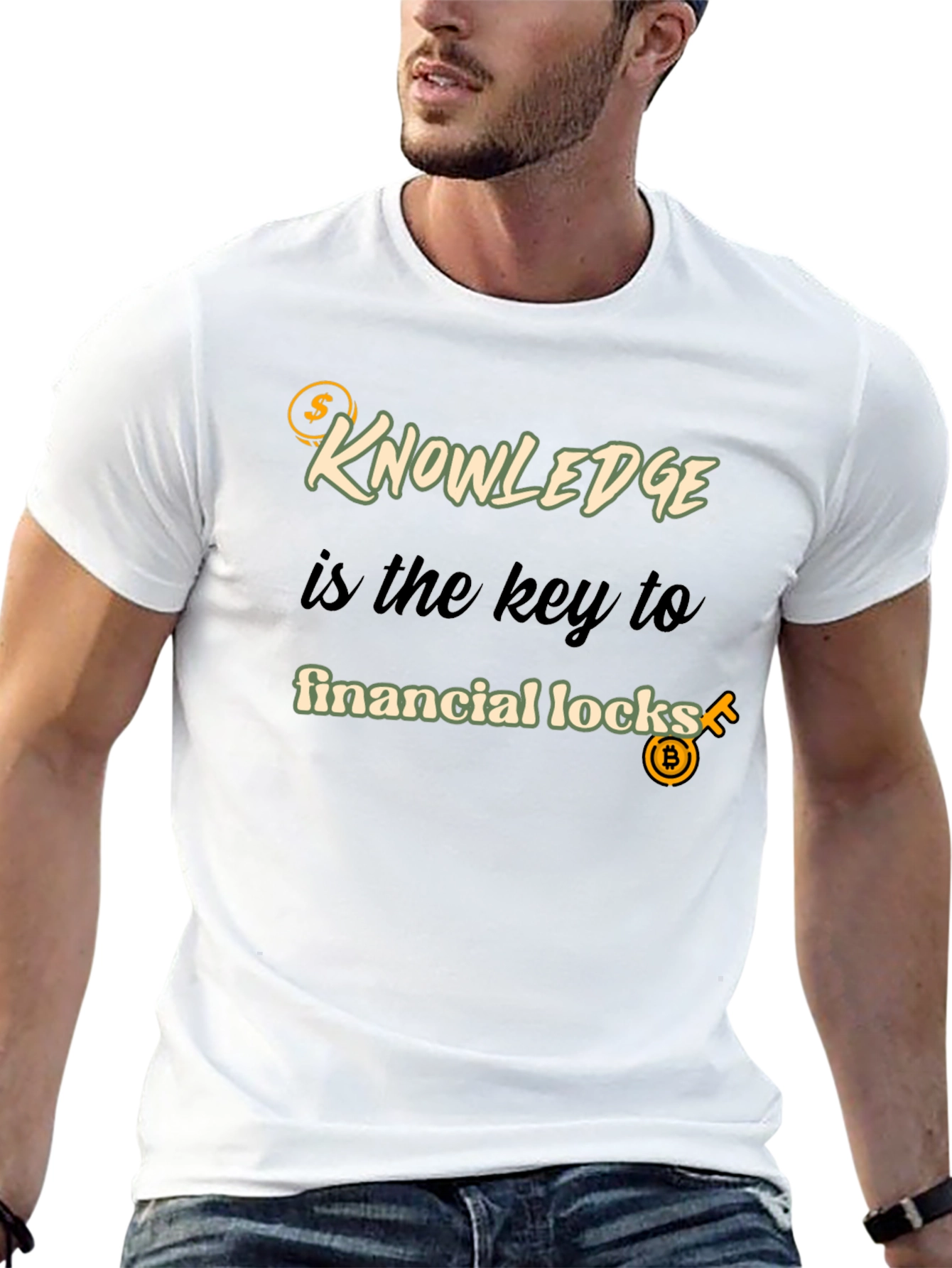 Knowledge is Key Financial Locks T-Shirt