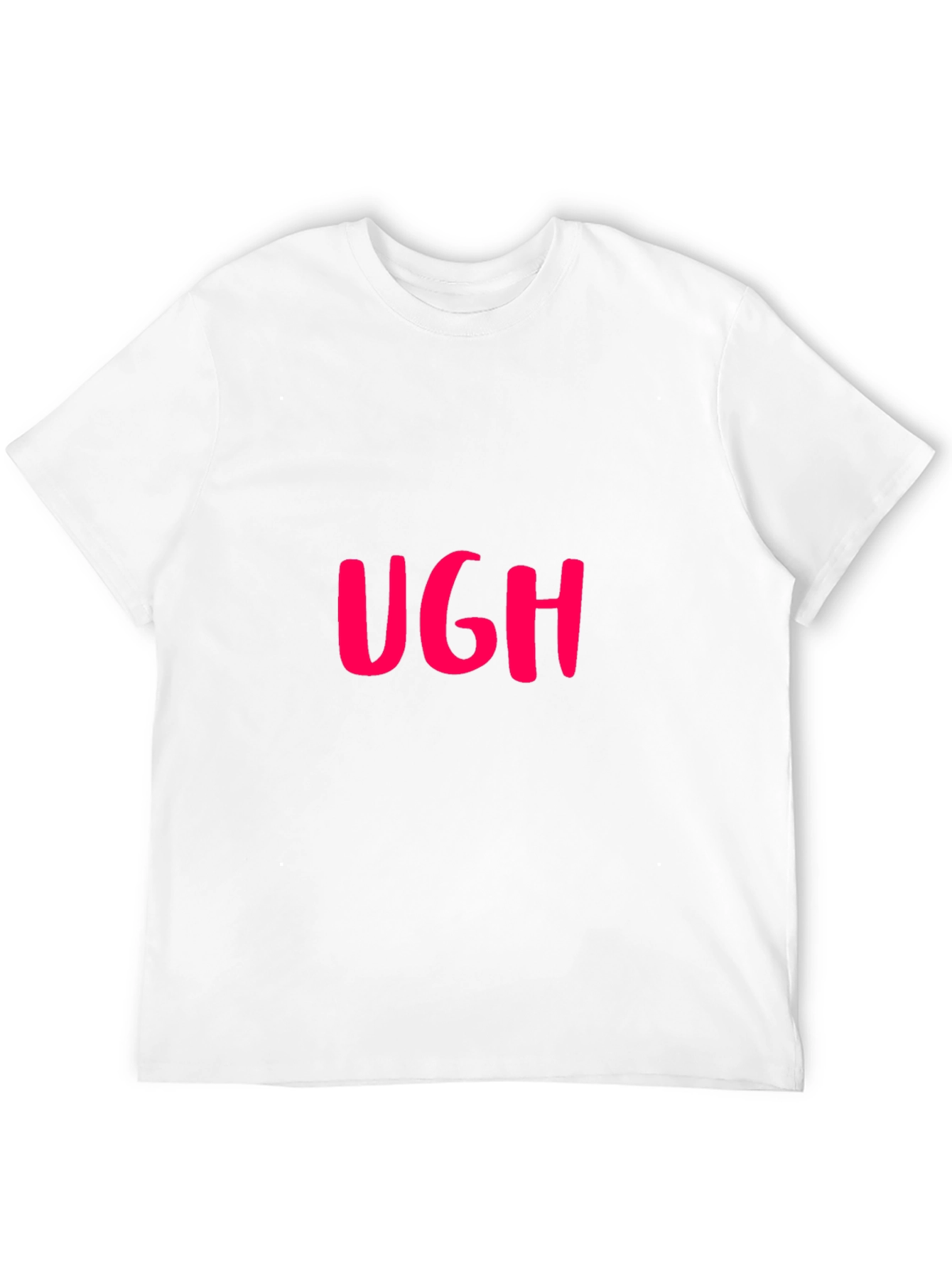 Ugh! Graphic T-Shirt - Black Casual Tee