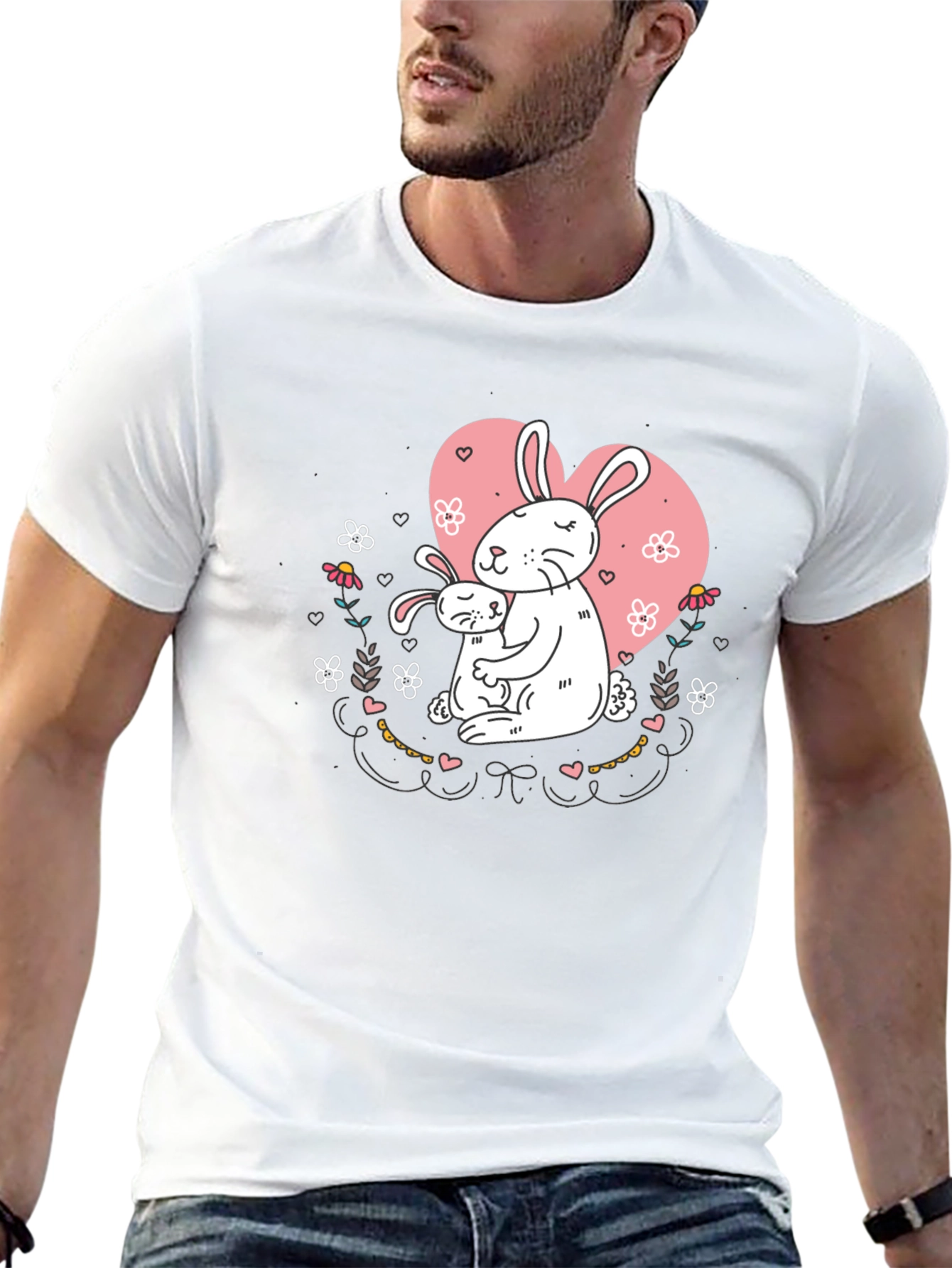 Rabbit Mom & Baby T-Shirt