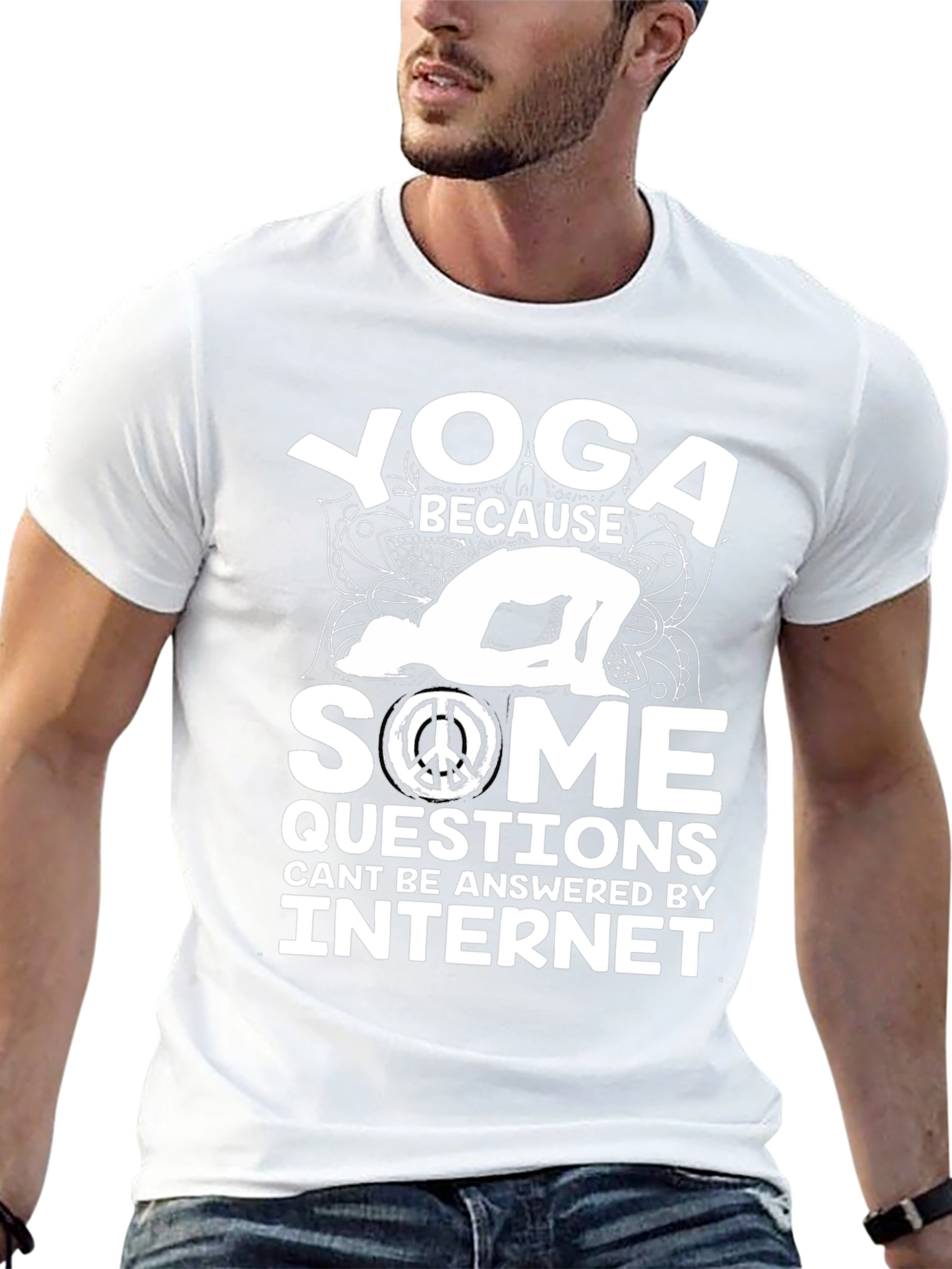 Yoga Because Some Questions Internet Cant Answer T-Shirt