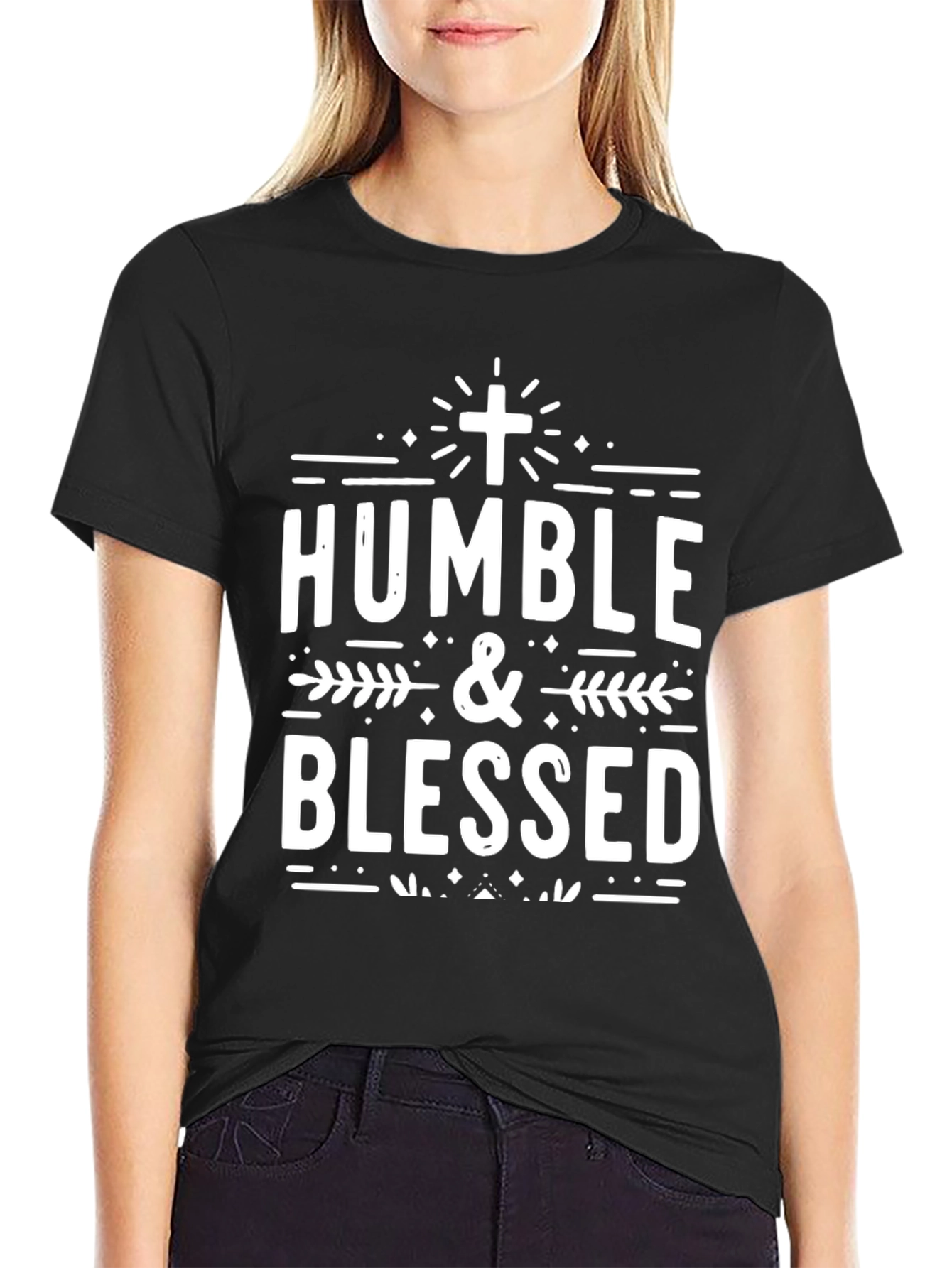 Humble & Blessed Graphic Tee - Christian T-Shirt