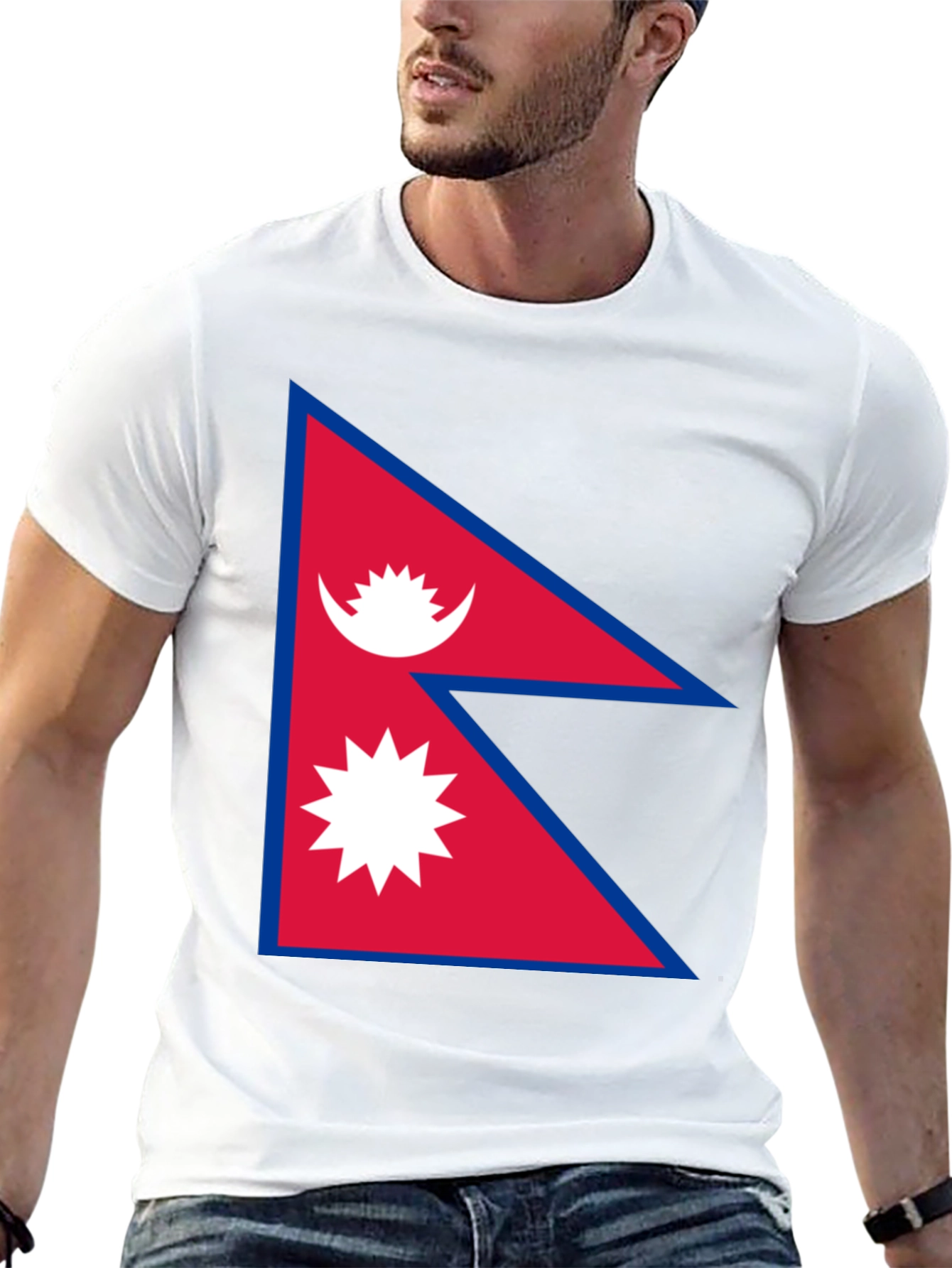 Nepal Flag T-Shirt - Graphic Tee