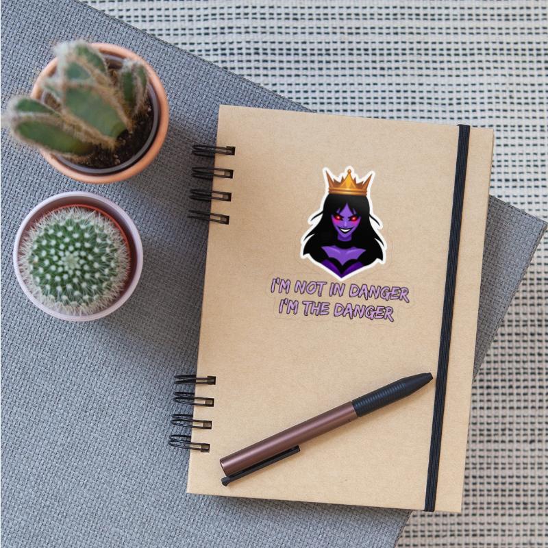 Vampire Queen with Crown Illustration