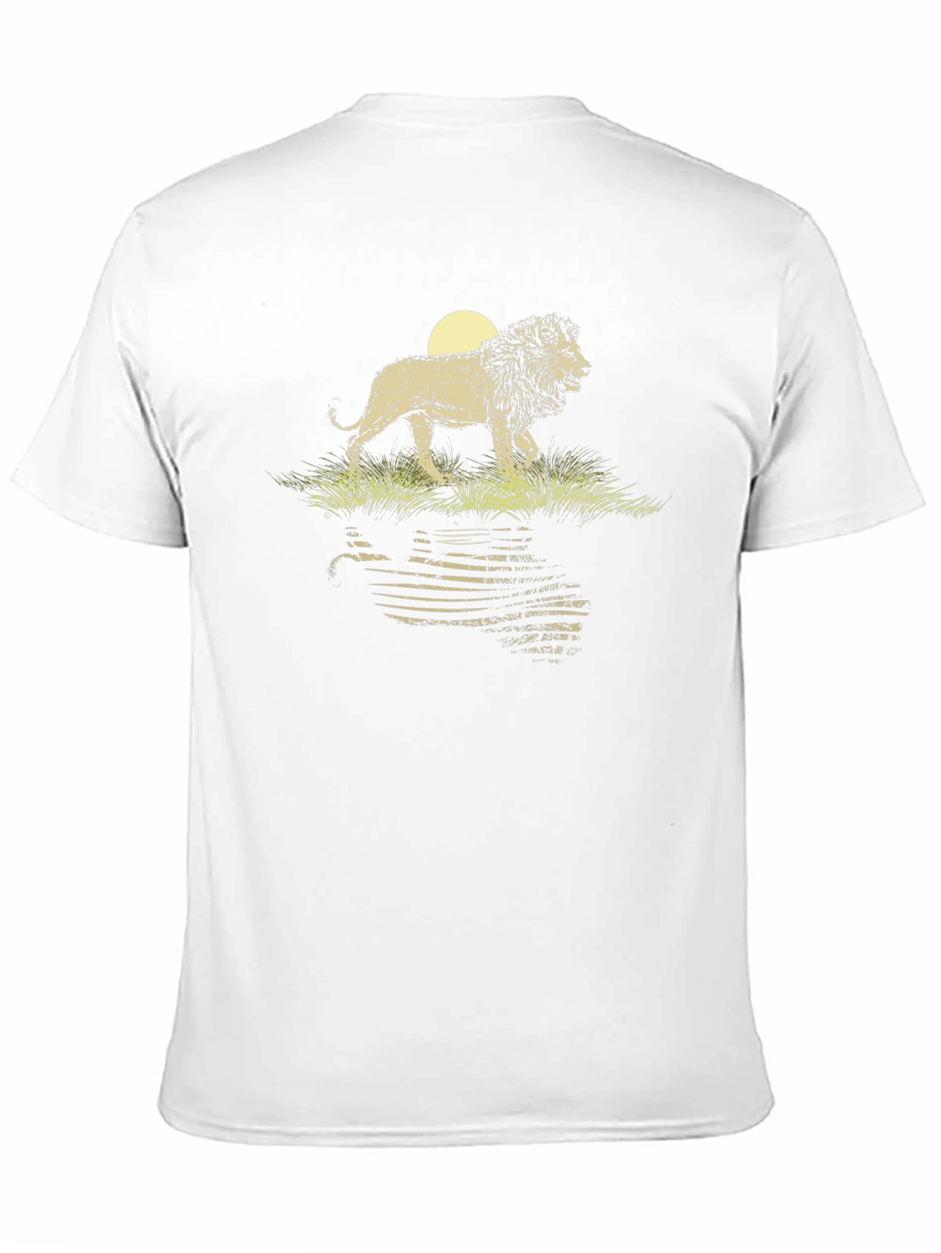 Lion King Graphic Print Mens T-Shirt