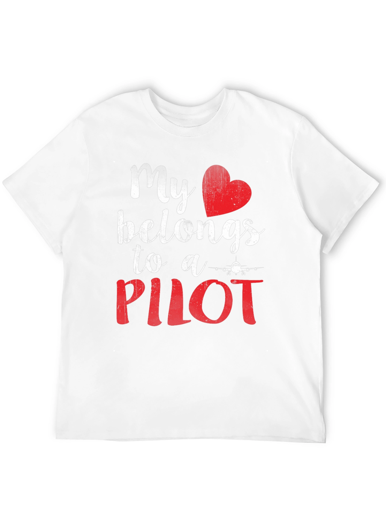 My Heart Belongs to a Pilot T-Shirt