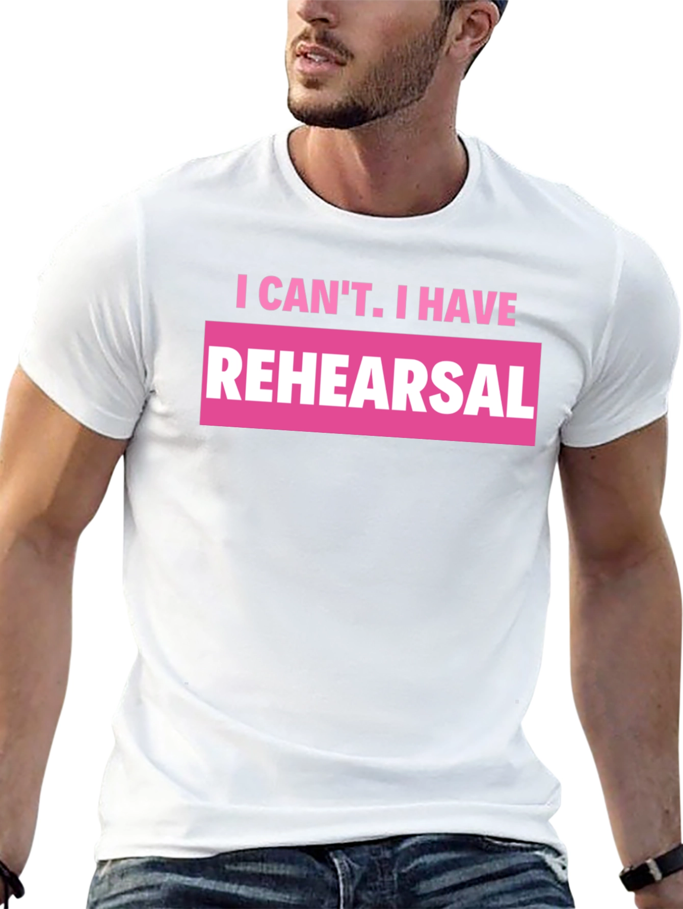 Rehearsal Graphic T-Shirt - Black Crew Neck Tee