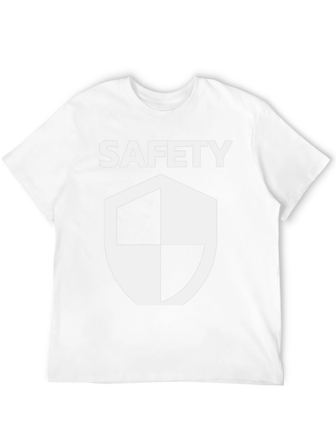 Safety First T-Shirt - Black Graphic Tee