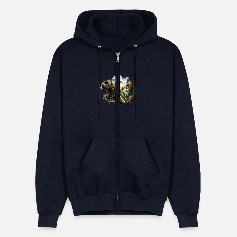 Wild Bear Watercolor Colorful Nature Outdoor 10