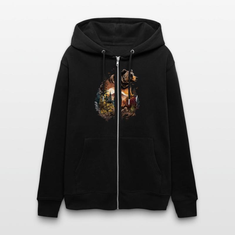 Wild Bear Watercolor Colorful Nature Outdoor 8