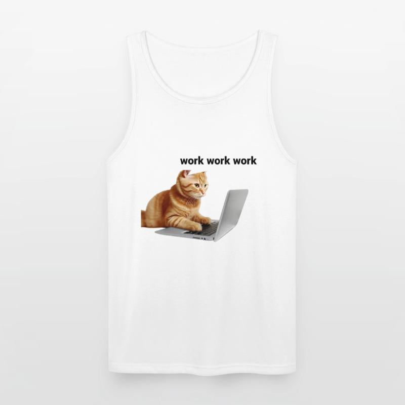 Work Work Work Cat – Funny Laptop Cat with Speech