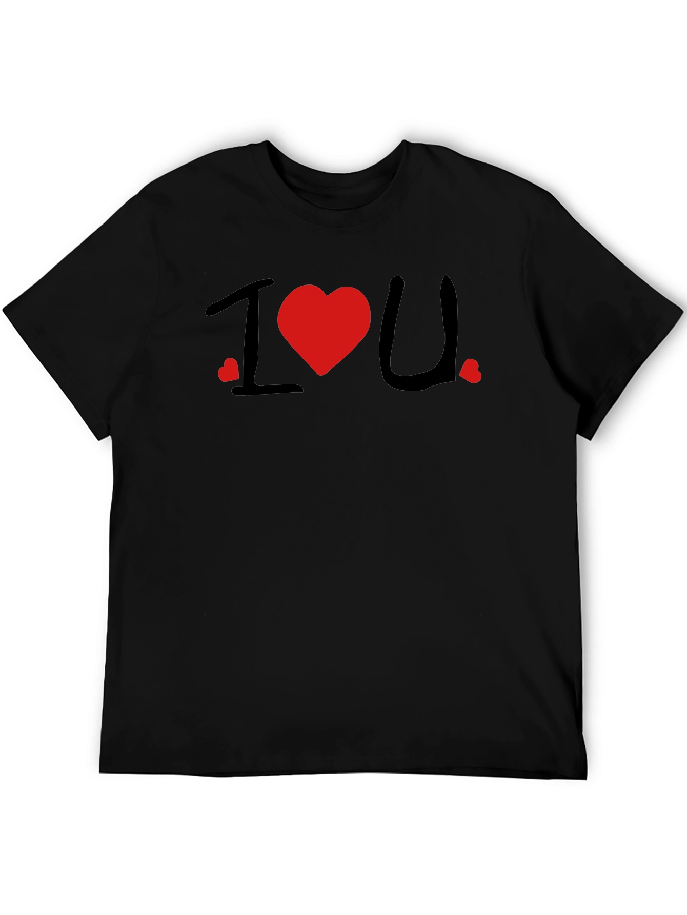 I Heart U Graphic Tee - Black Unisex T-Shirt