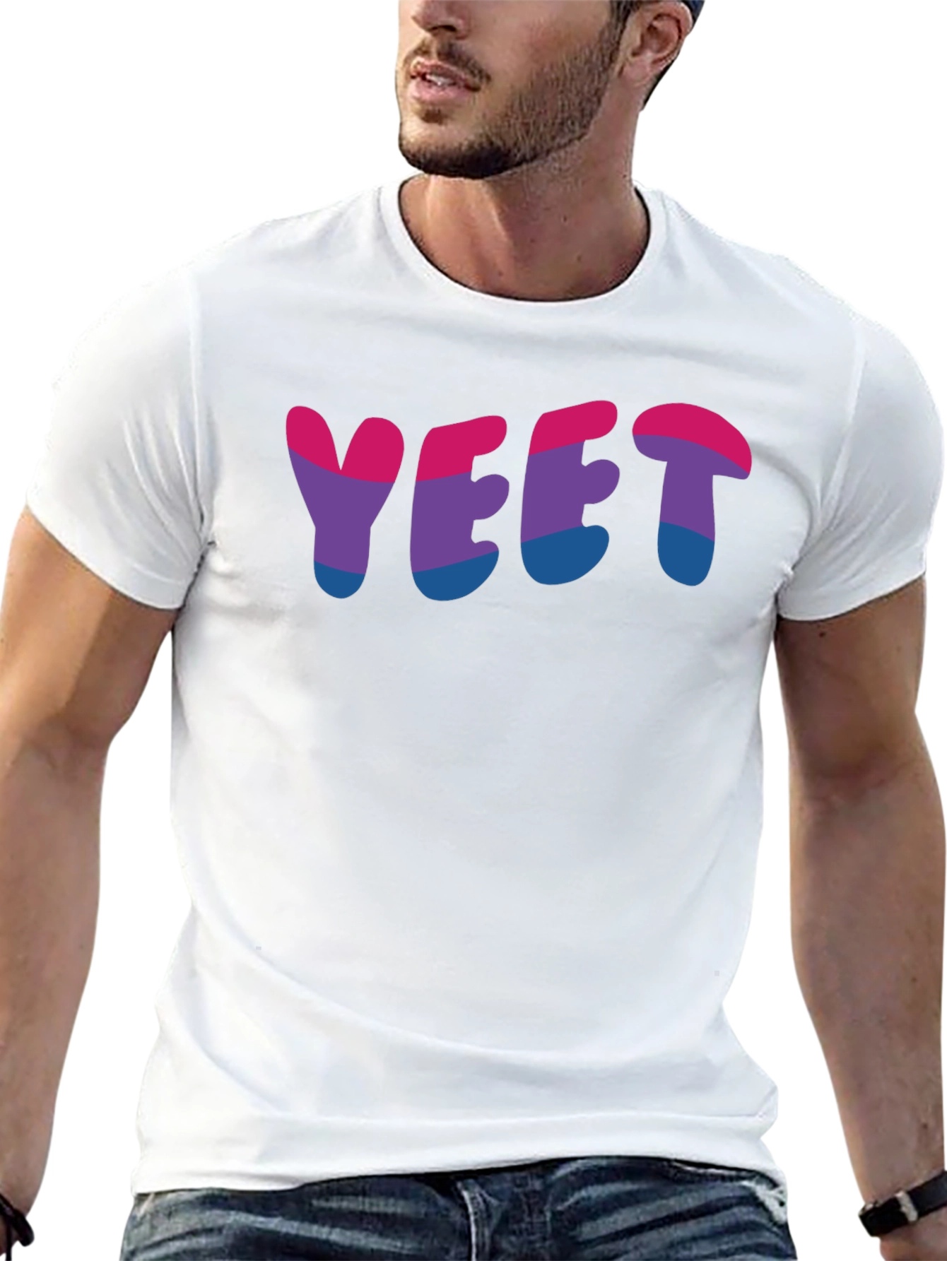 YEET Bi Pride T-Shirt - Soft Cotton Tee