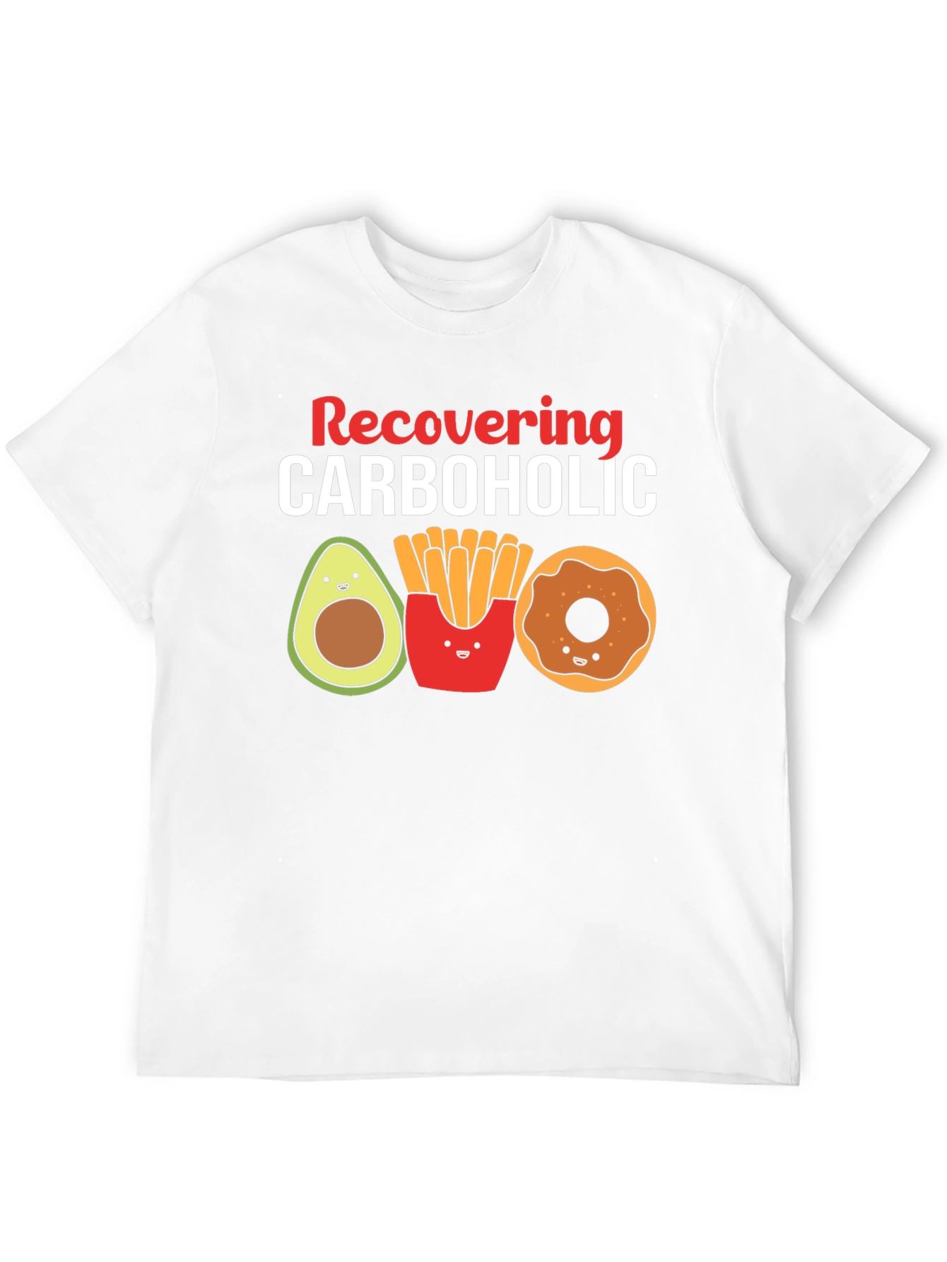 Recovering Carboholic Graphic T-Shirt