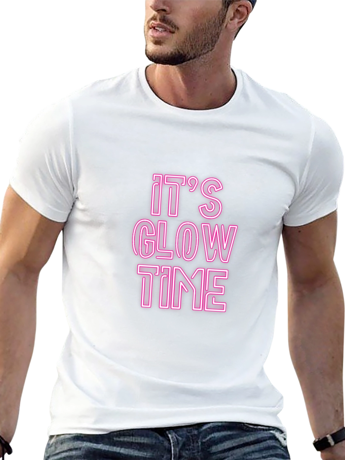 Its Glow Time Black T-Shirt