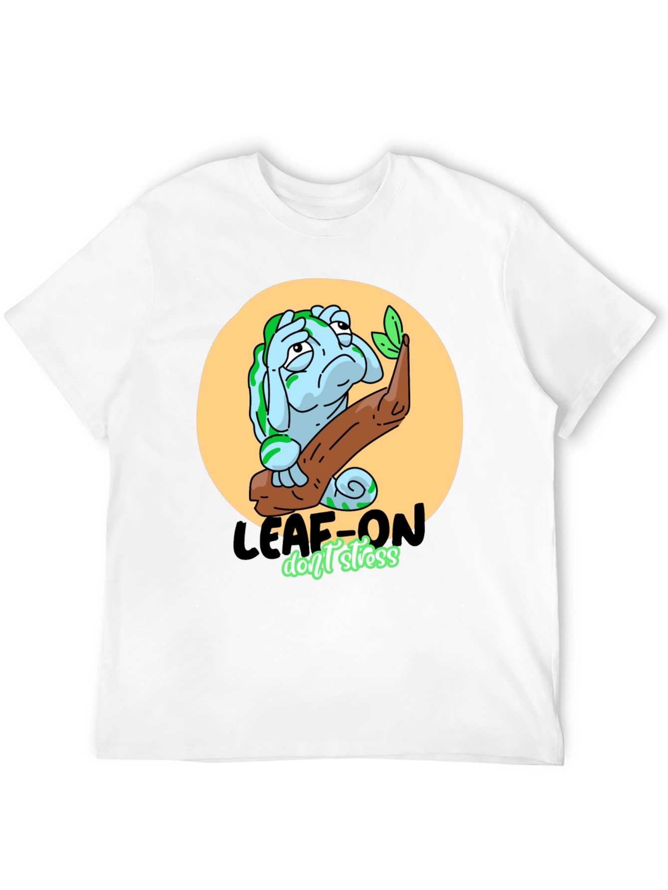 Leaf-On Dont Stress Graphic T-Shirt