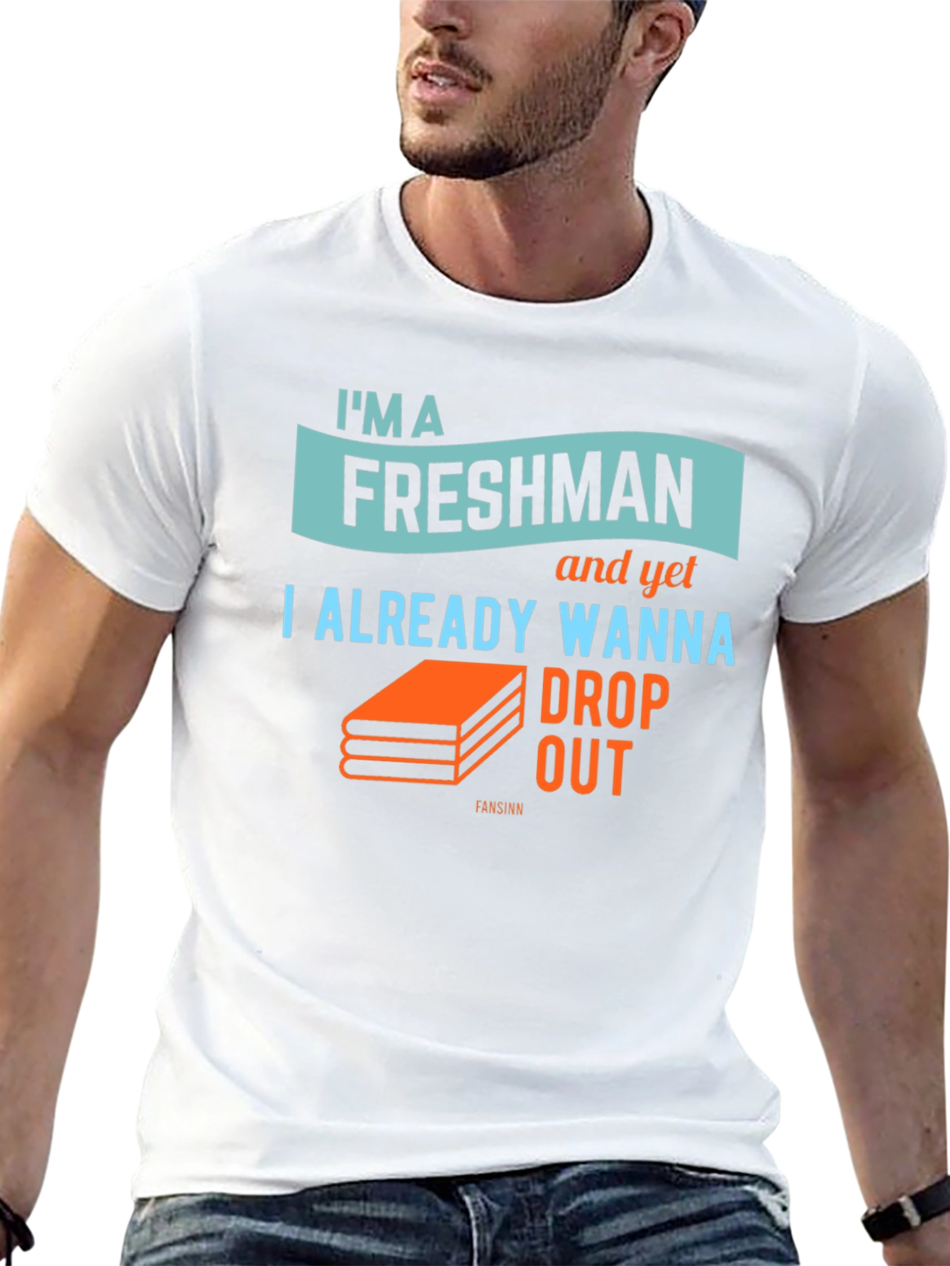 Freshman Drop Out Graphic T-Shirt