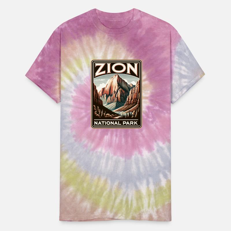 Zion National Park Utah Vintage Design