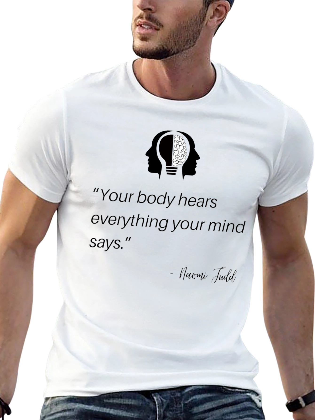 Mind-Body Connection T-Shirt - Inspirational Quote Tee