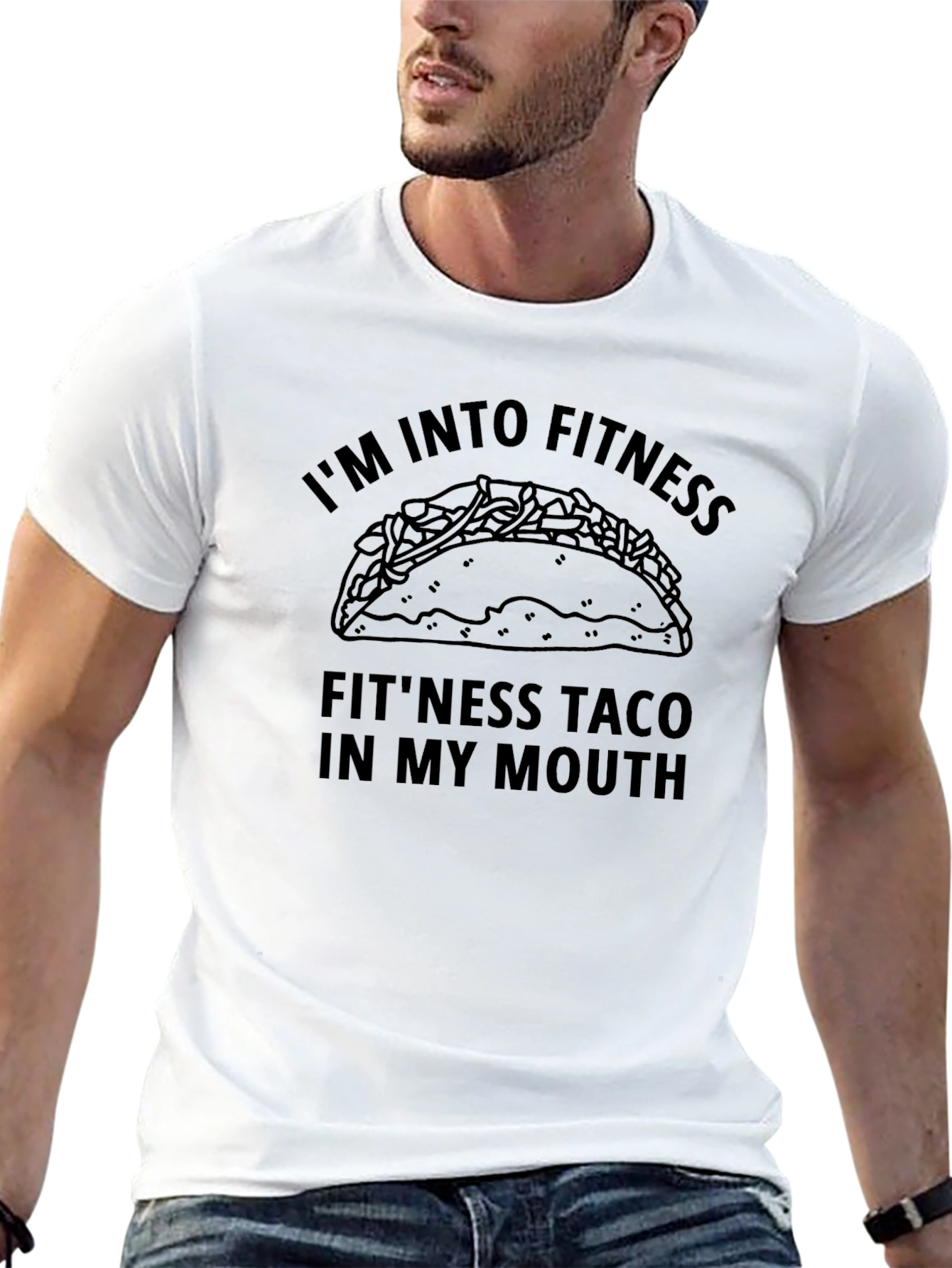 Funny Fitness Taco T-Shirt - Im Into Fitness