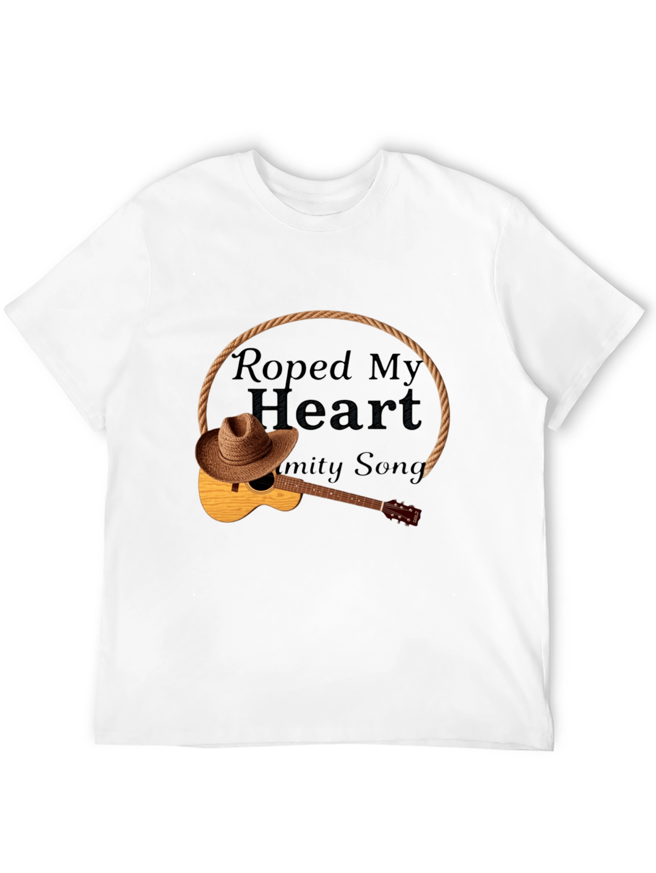 Roped My Heart Guitar T-Shirt