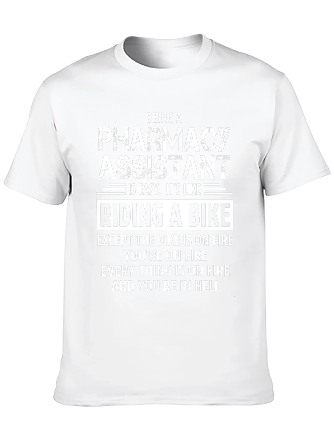 Pharmacy Assistant Riding a Bike T-Shirt