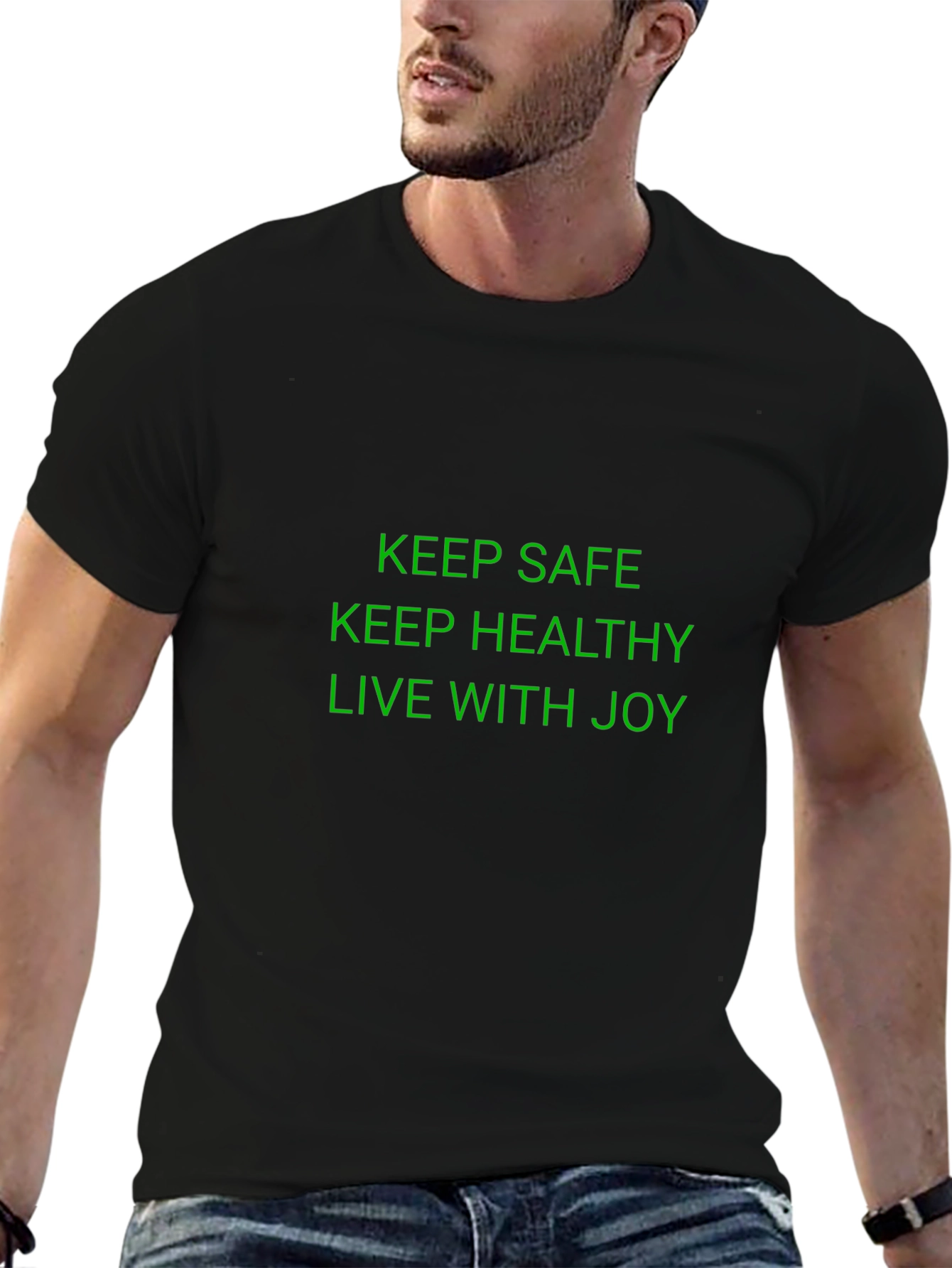 Keep Safe Healthy Joyful Graphic Tee