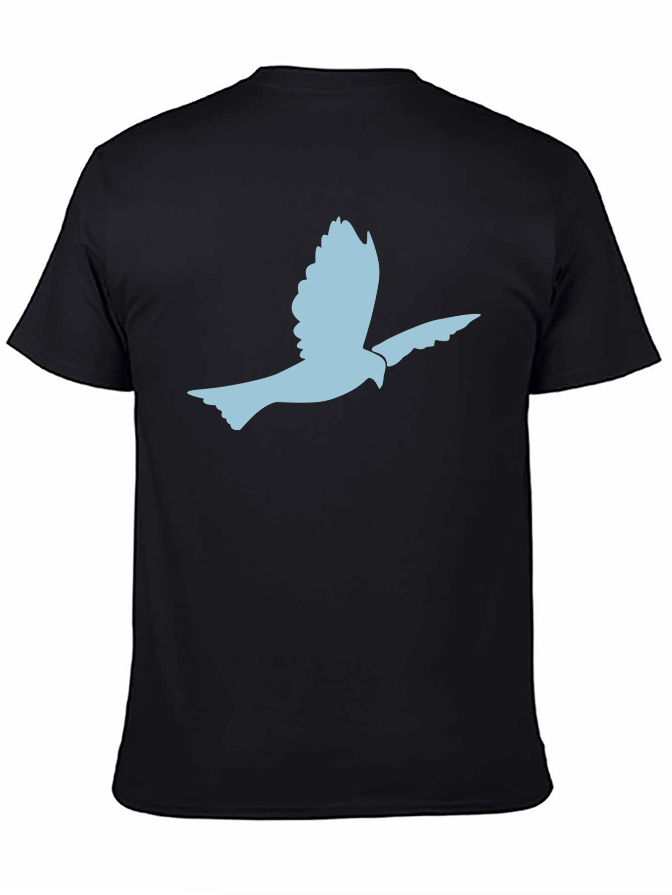 Peace Dove Graphic Black Tee