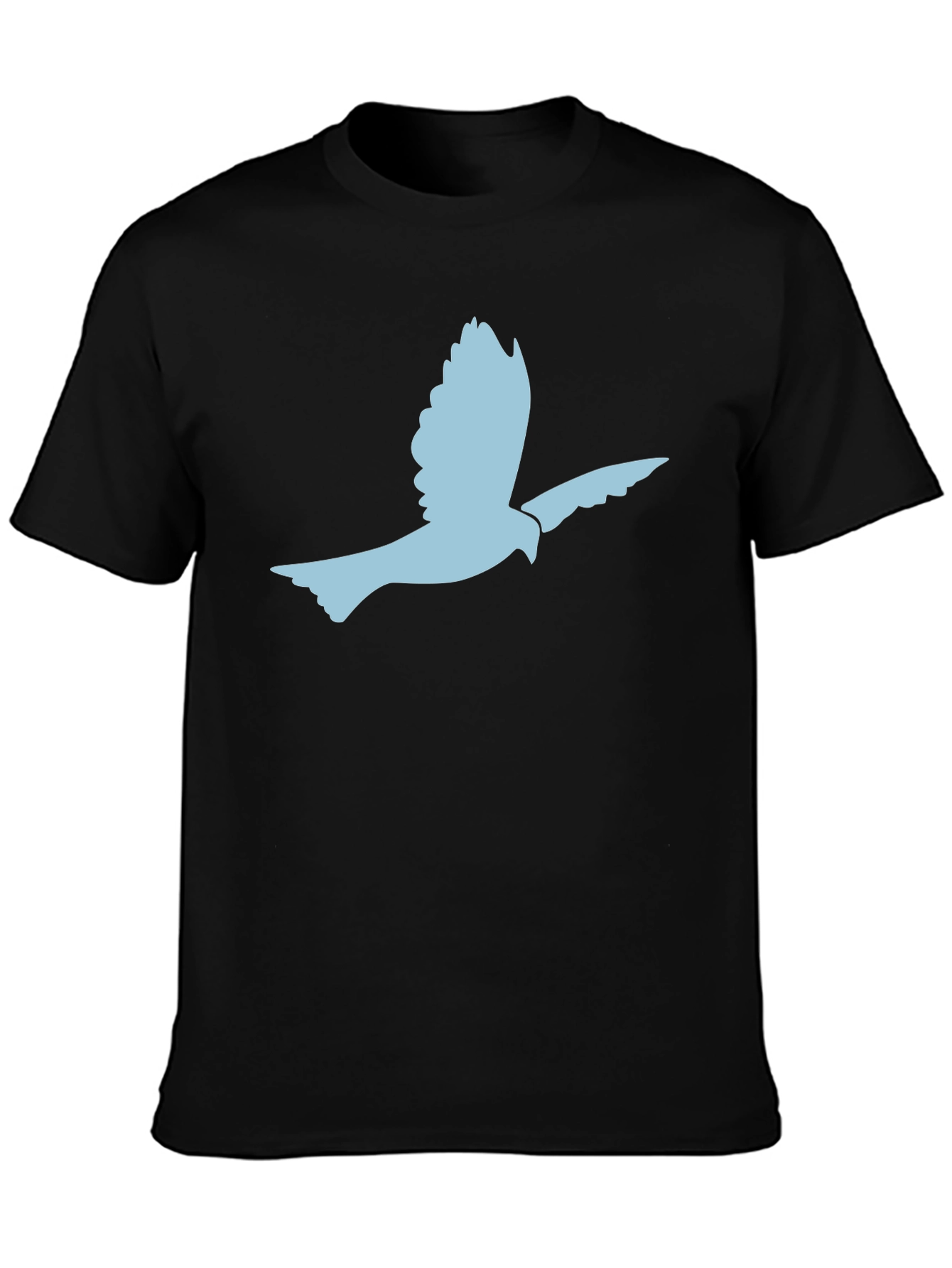 Peace Dove Graphic Black Tee