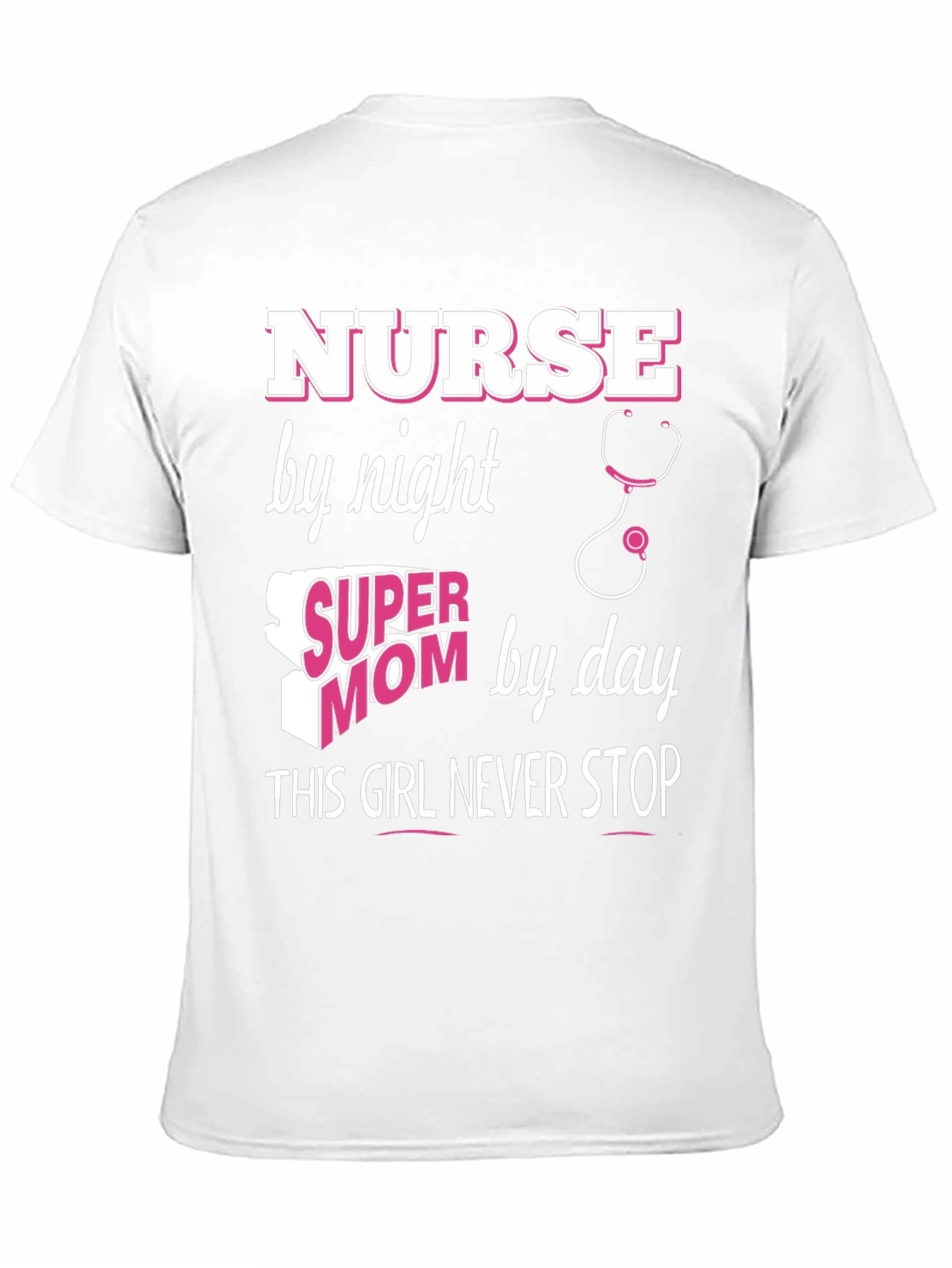 Nurse Super Mom Graphic T-Shirt