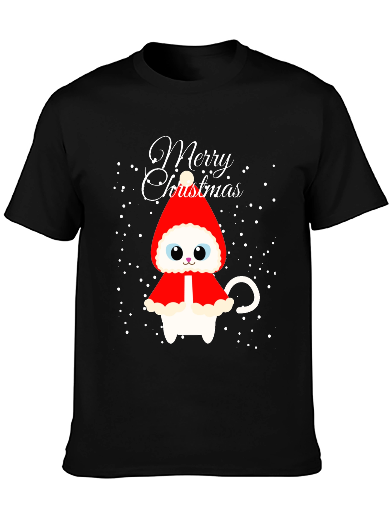 Merry Christmas Cat T-Shirt