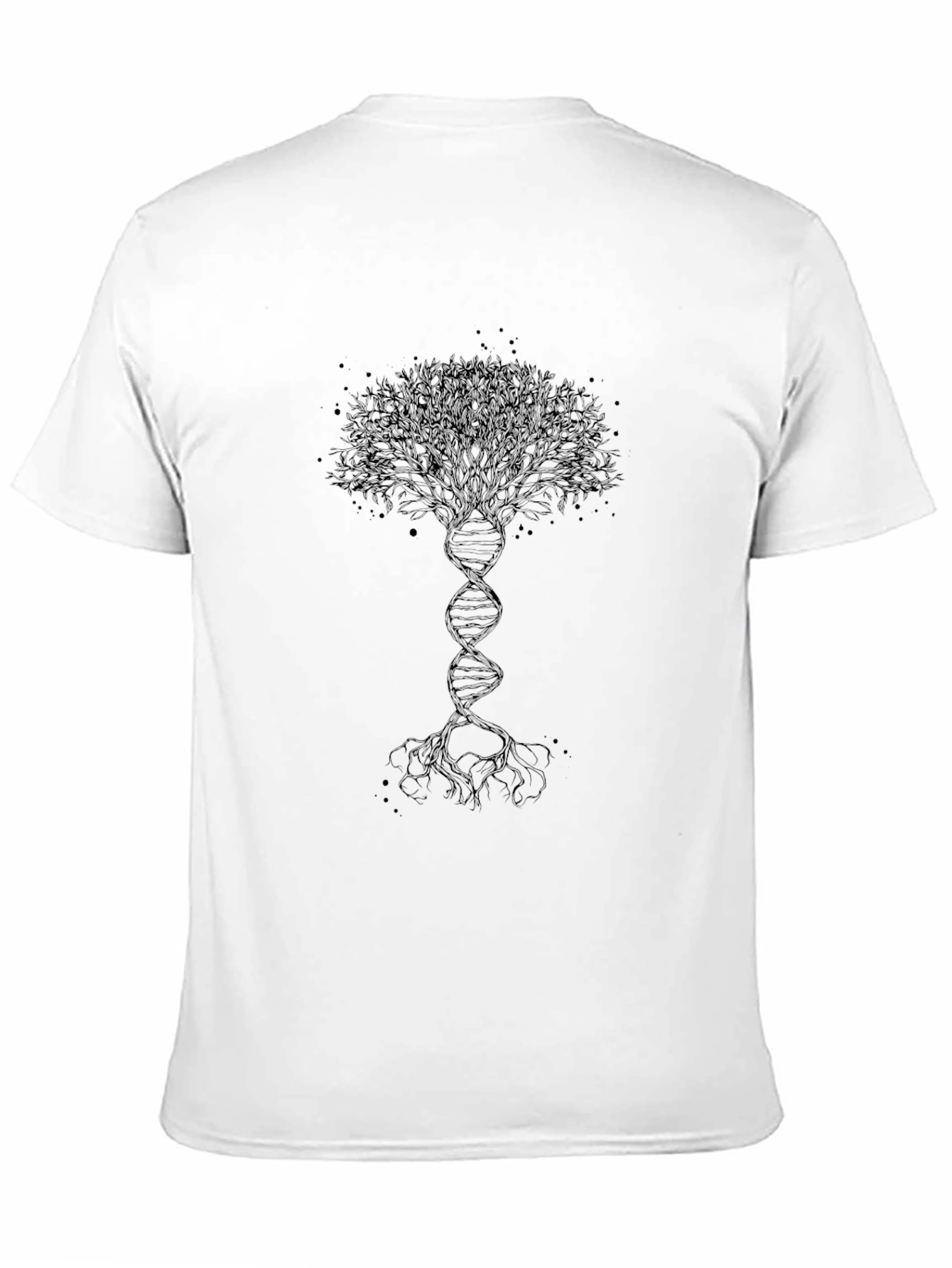 Tree of Life DNA Graphic Tee - Black