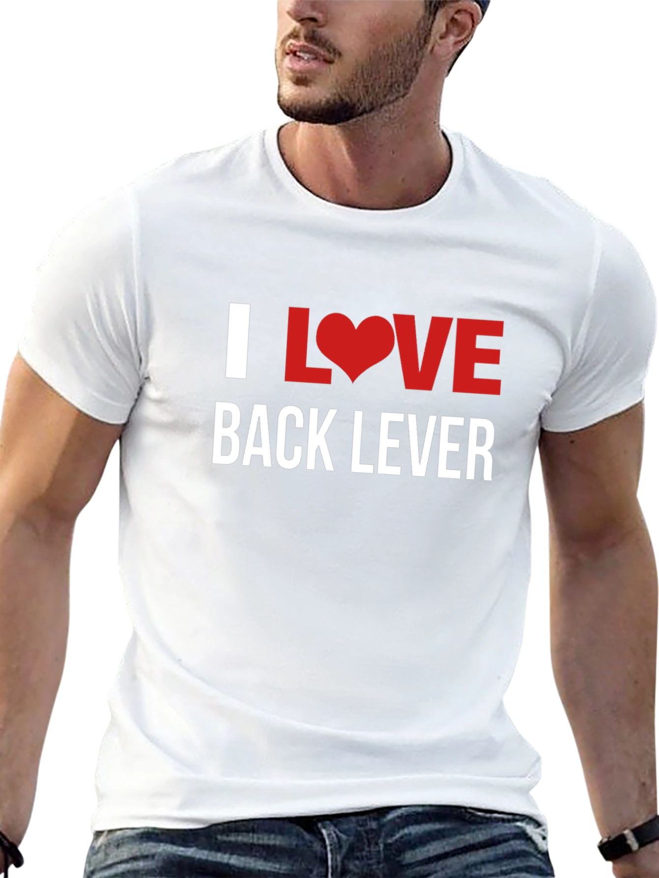 I Love Back Lever Graphic T-Shirt
