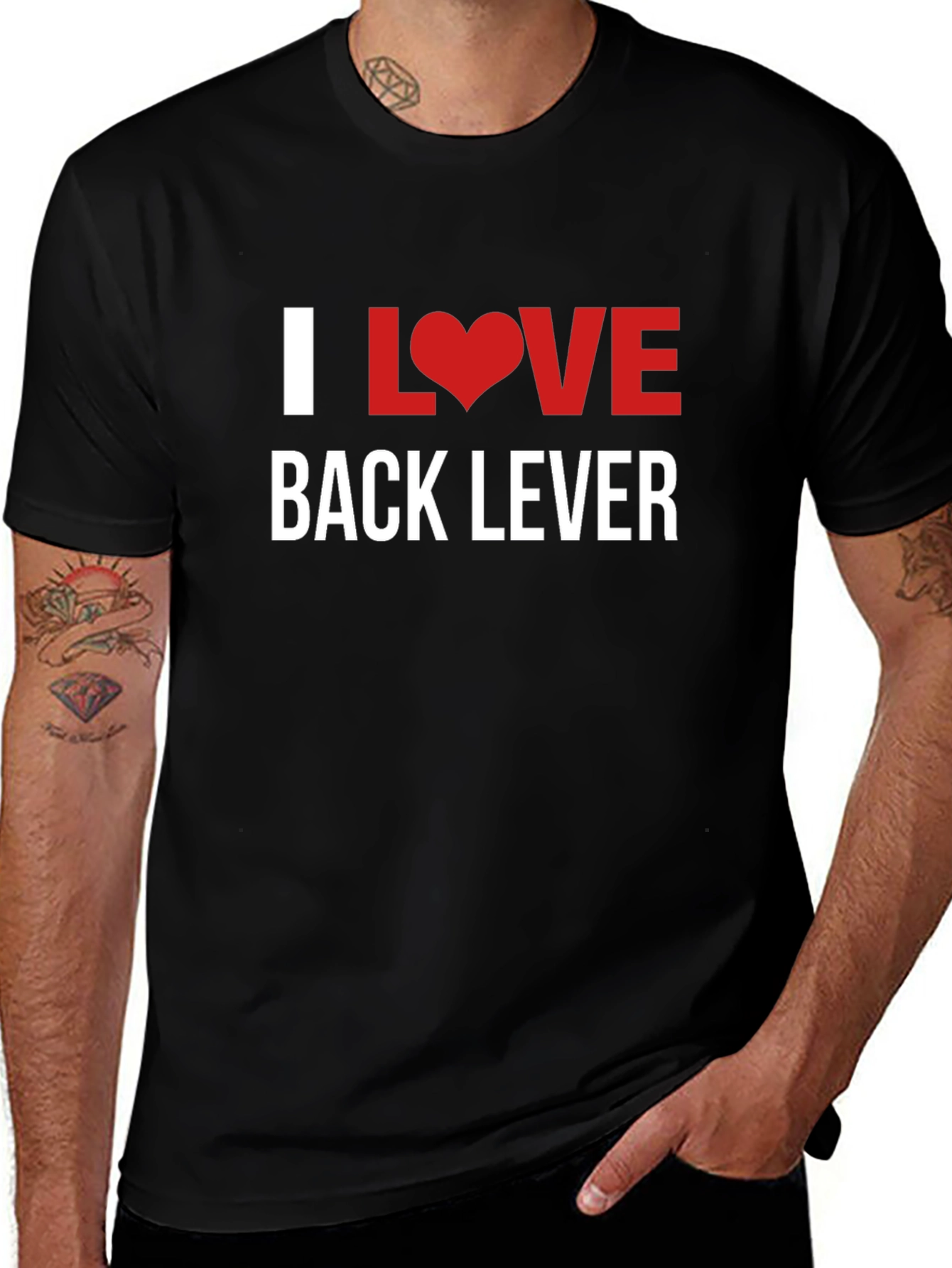 I Love Back Lever Graphic T-Shirt
