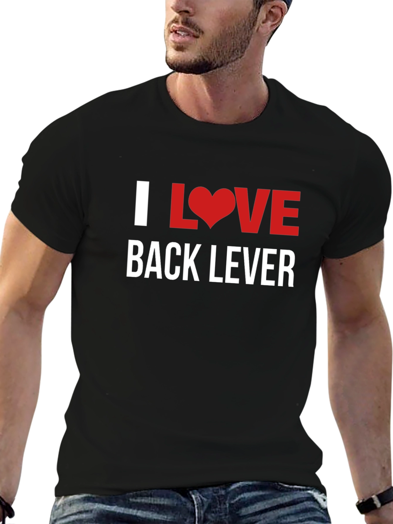 I Love Back Lever Graphic T-Shirt