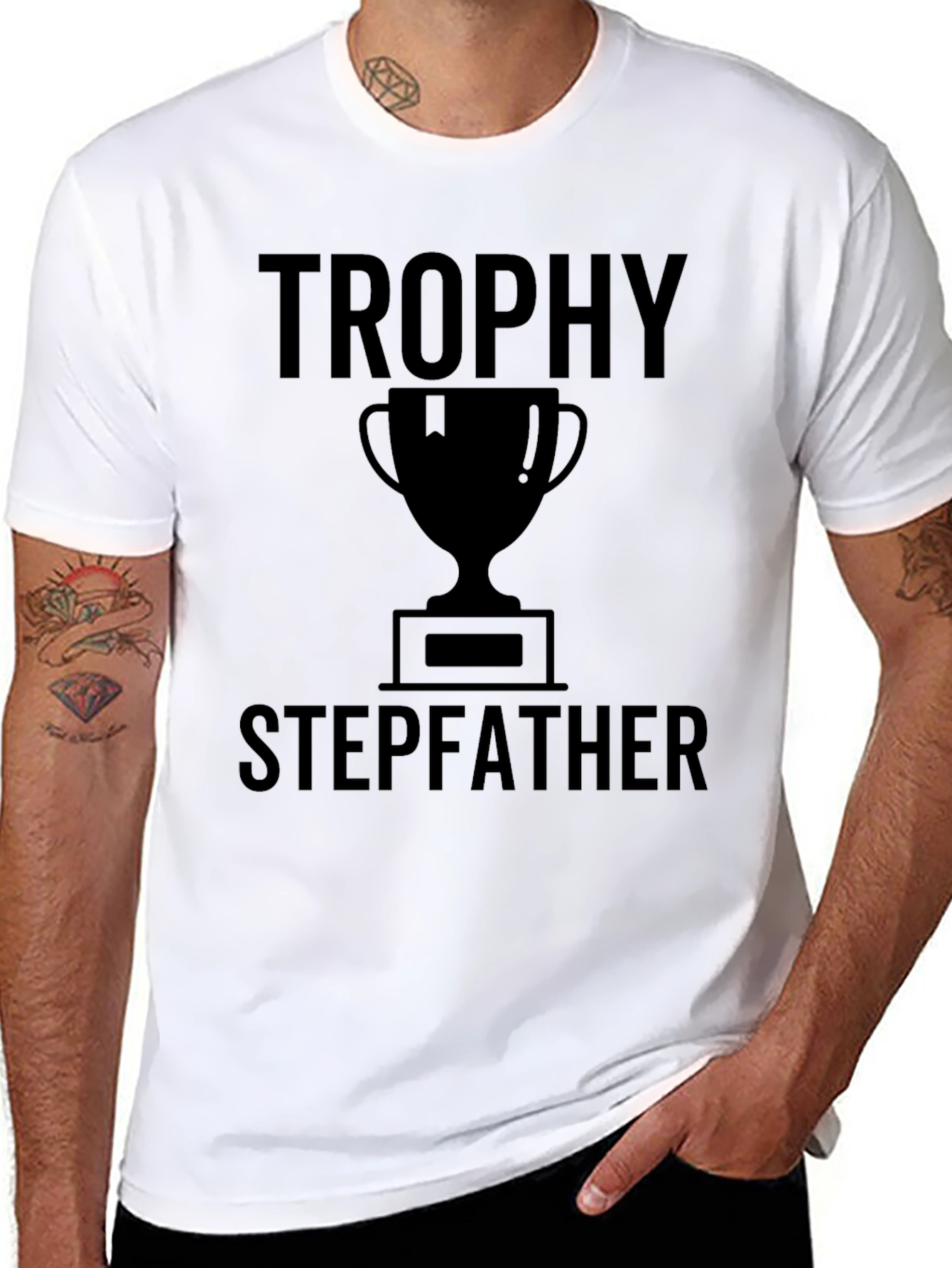 Trophy Stepfather Graphic T-Shirt