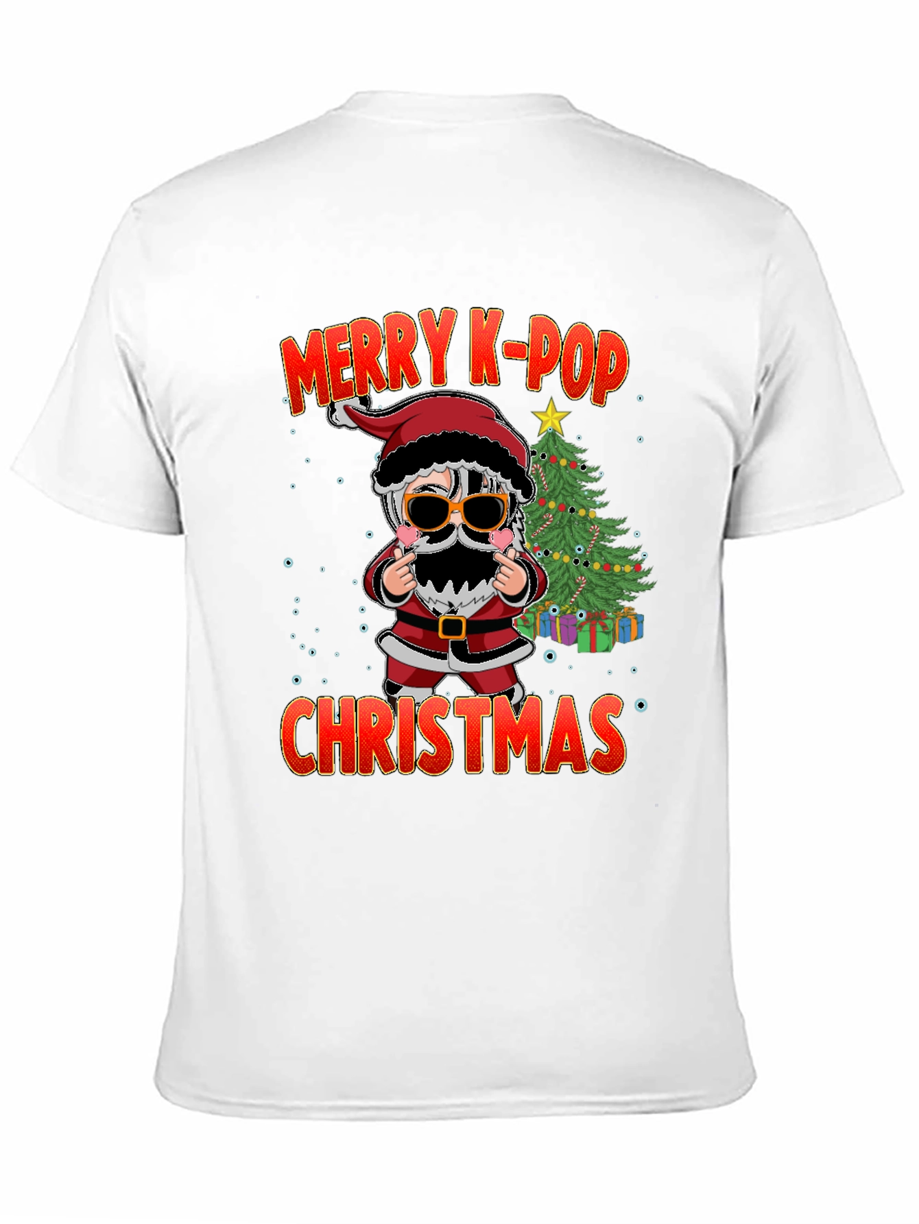 Merry K-Pop Christmas Graphic Tee
