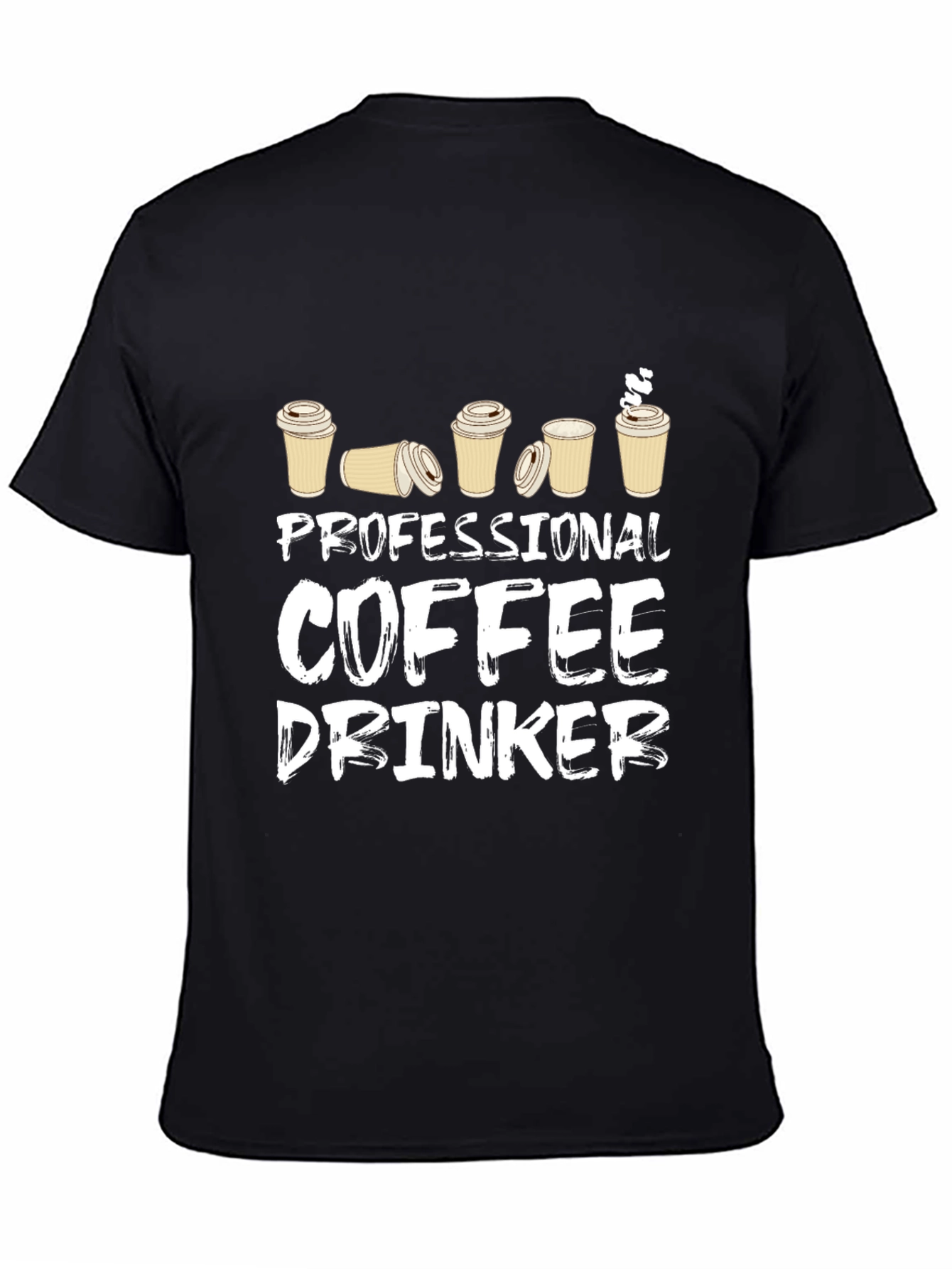 Professional Coffee Drinker Black T-Shirt