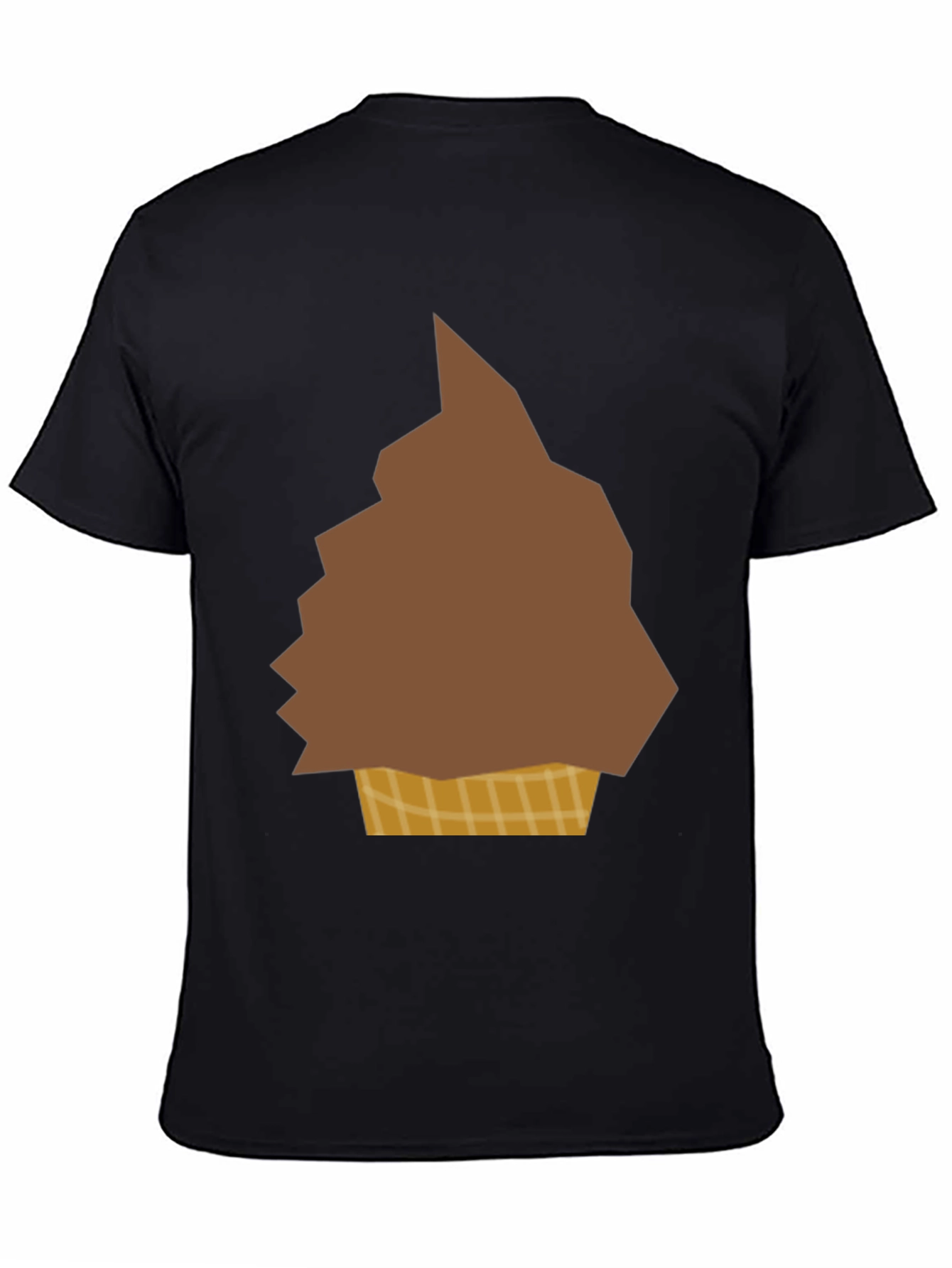 Novelty Ice Cream Cone Graphic T-Shirt